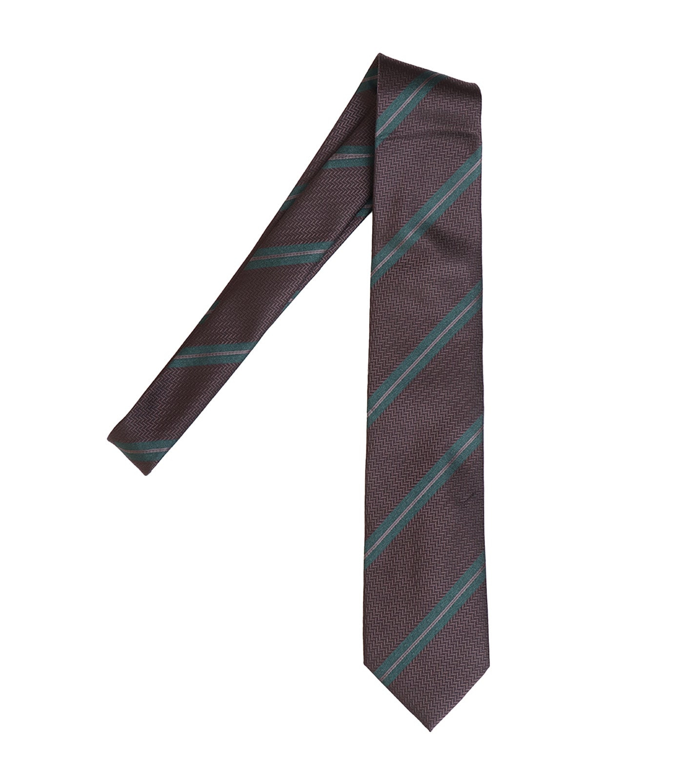 Brunswick Stripe Tie Brown