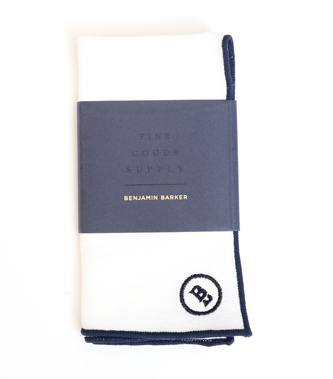 Pelier Linen Pocket Square Ivory