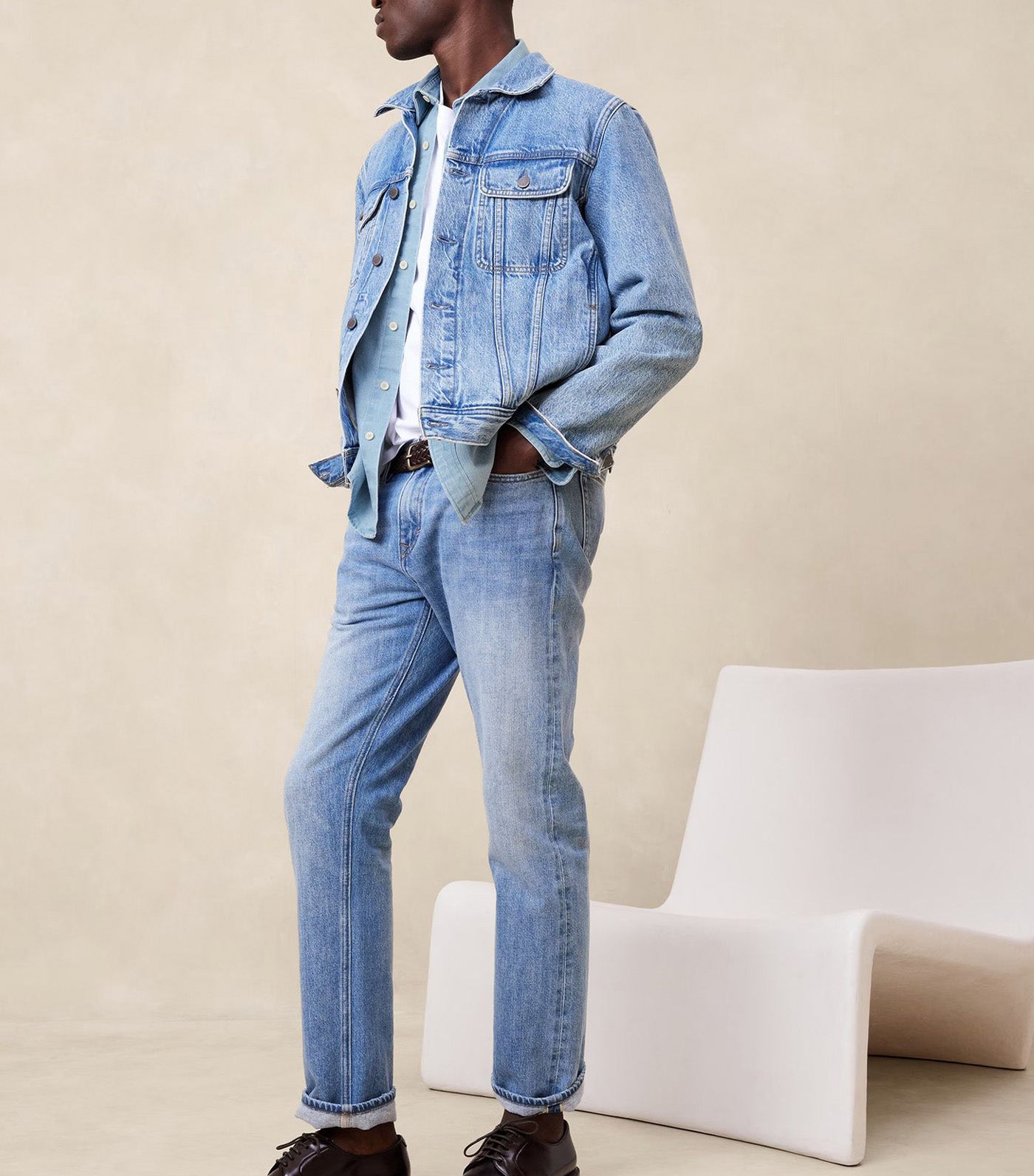 The Denim Shirt Cerulean Blue