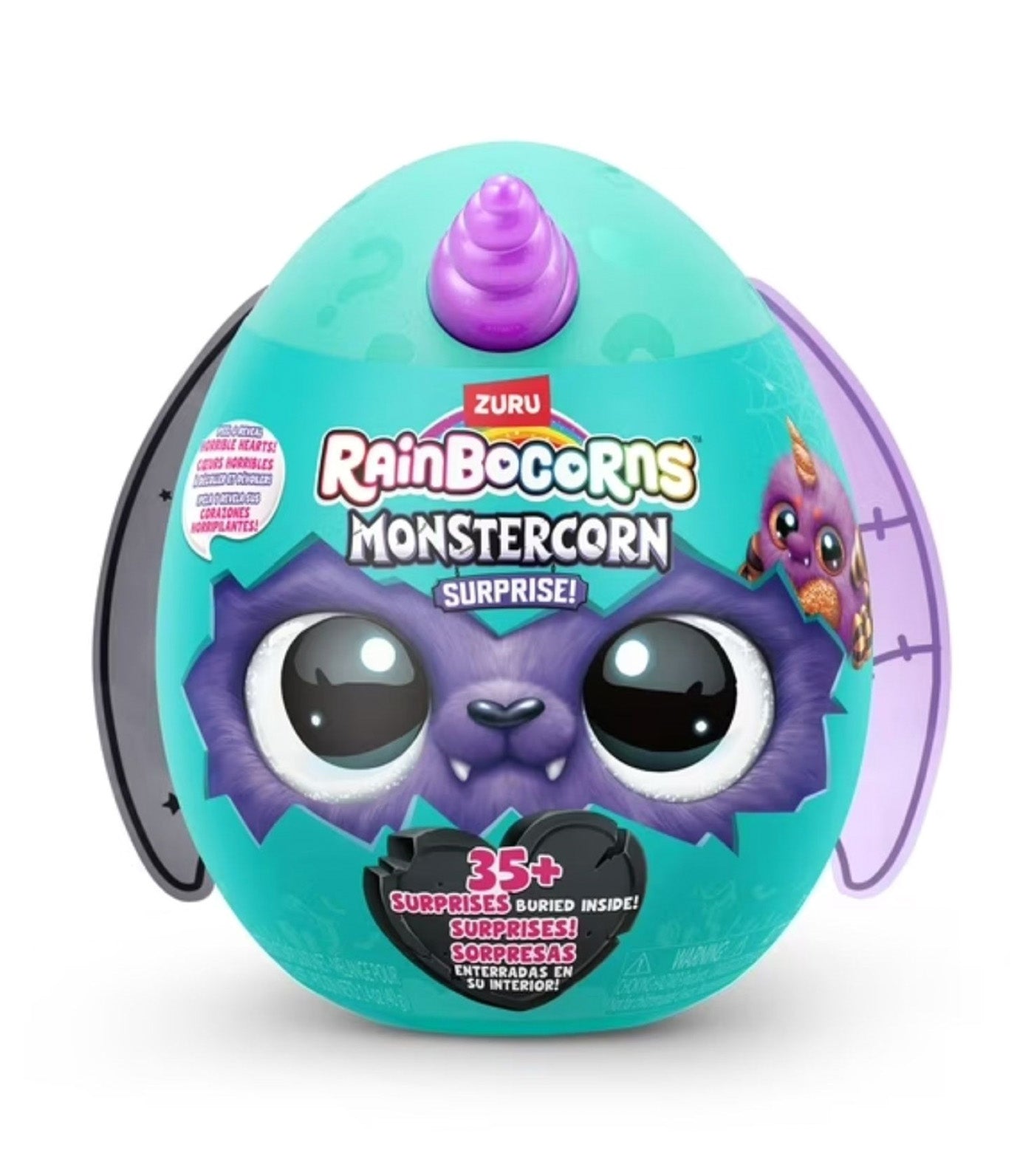 Rainbocorns Monstercorn Surprise Series 1 Vampire Bat Purple Horn