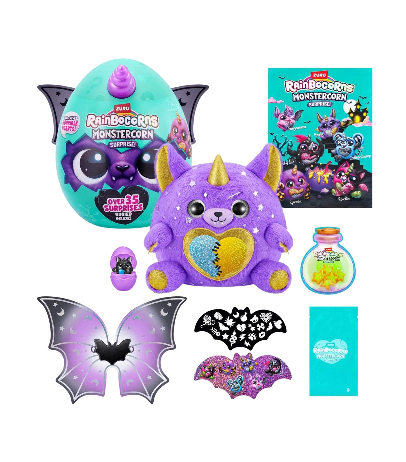 Monstercorn Surprise Series 1 Werewolf Purple Horn