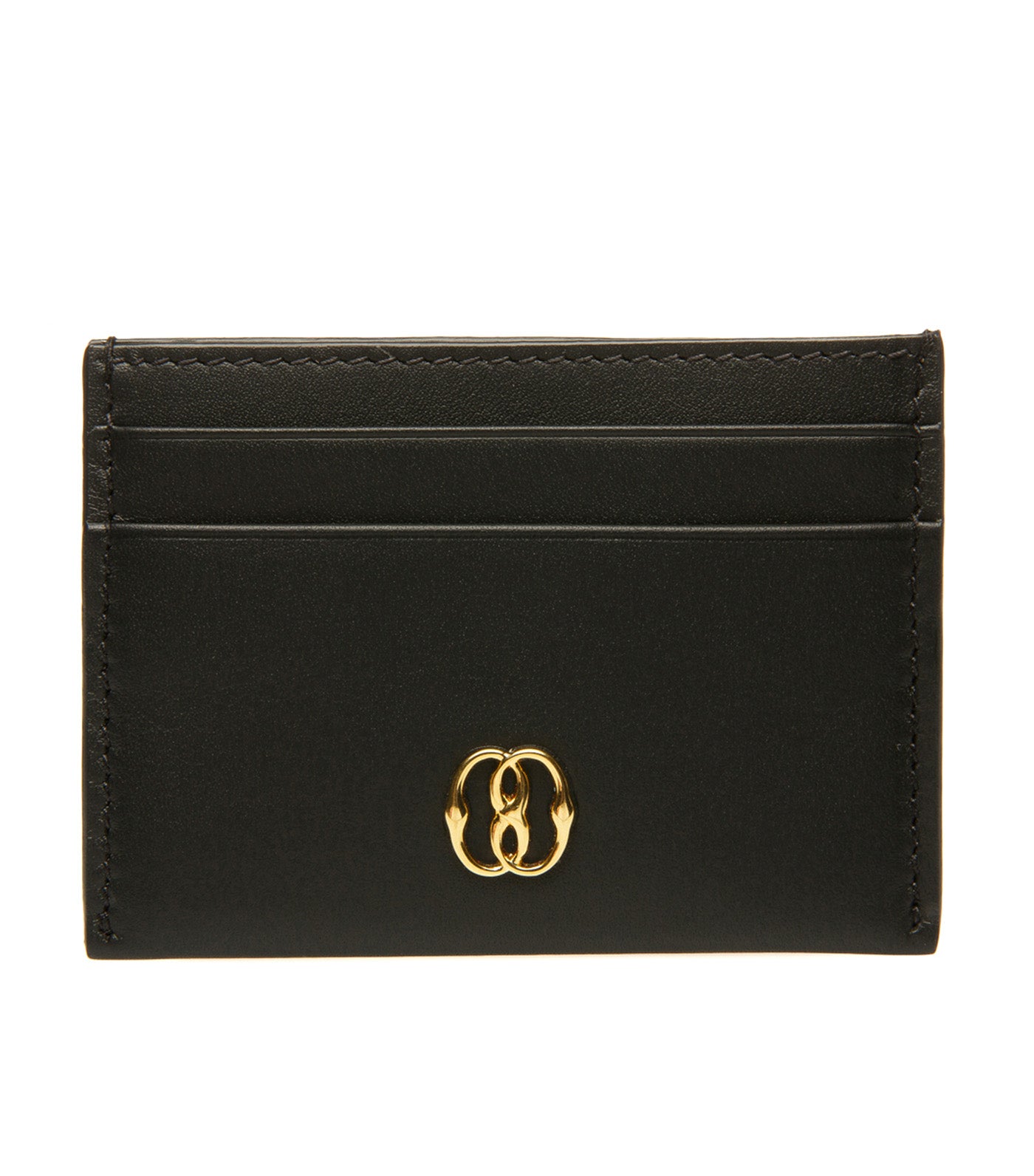 Emblem Card Holder Black