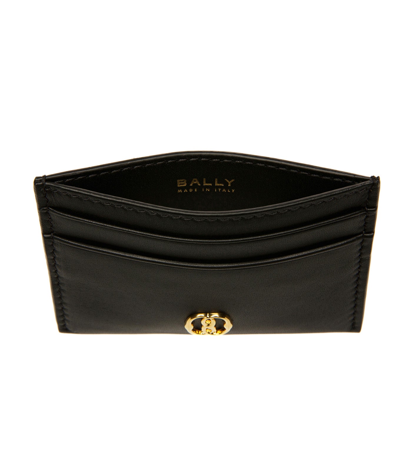 Emblem Card Holder Black