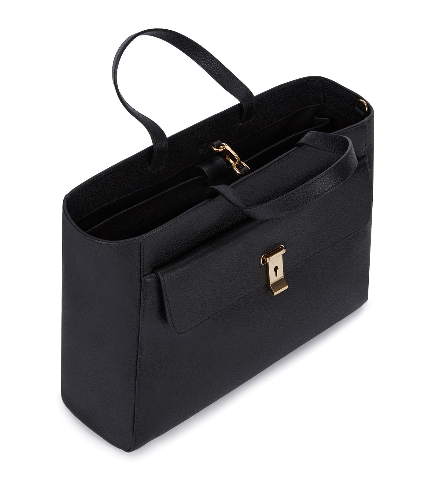 Lydia Lock Me Tote Bag Black