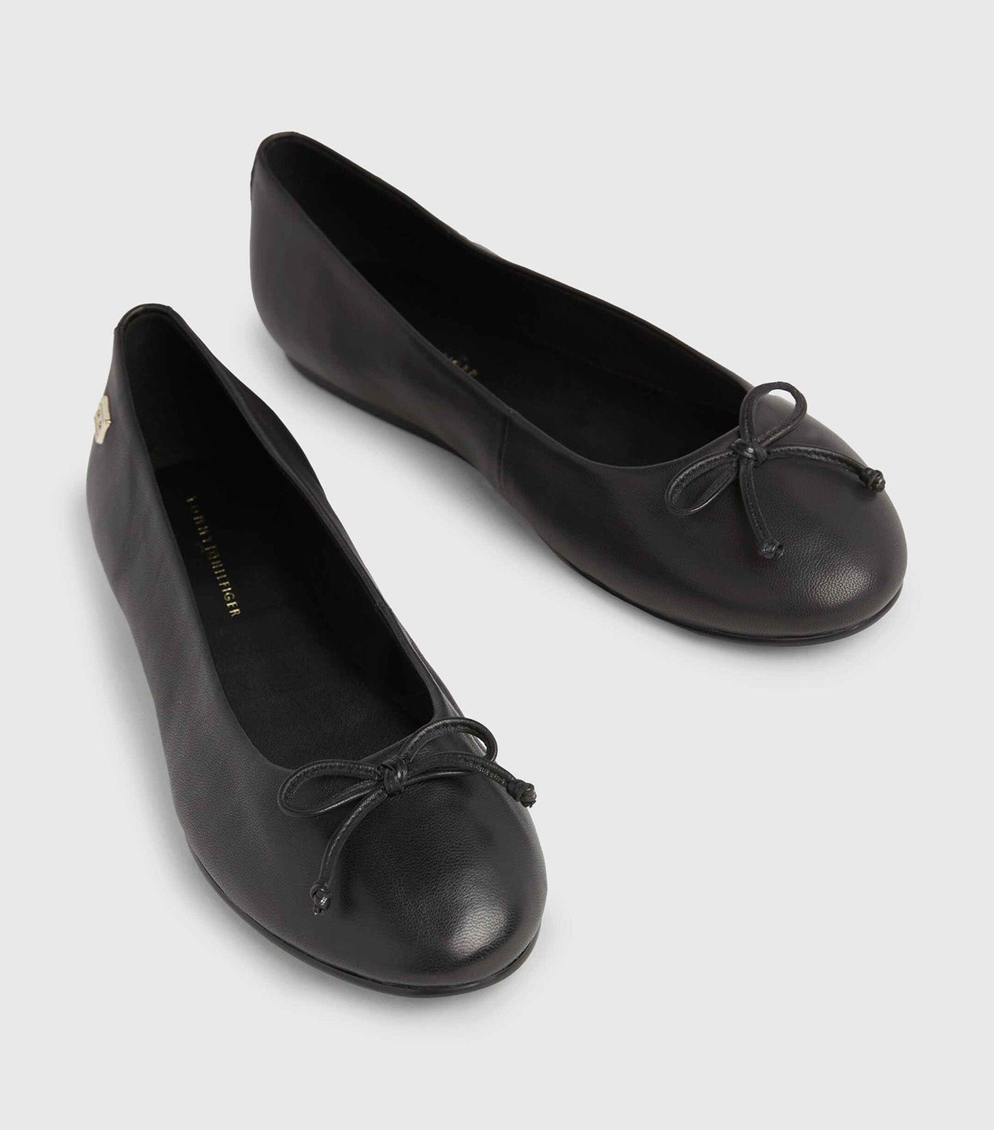 Women's Essential Leather Ballerina Black