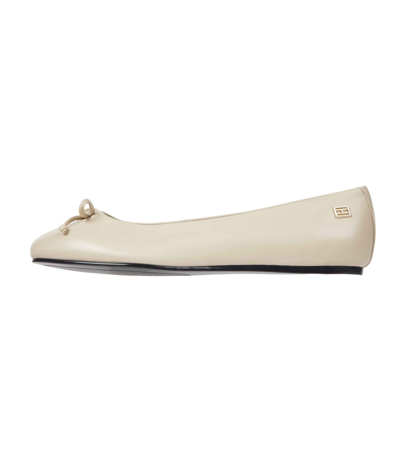 Women's Essential Leather Ballerina White