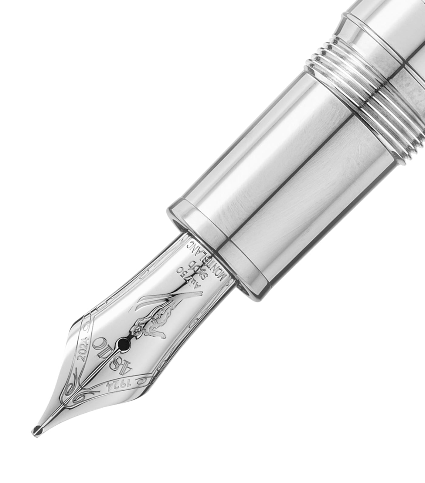 Meisterstück x Olympic Heritage Chamonix 1924 Solitaire LeGrand Fountain Pen (M) Steel