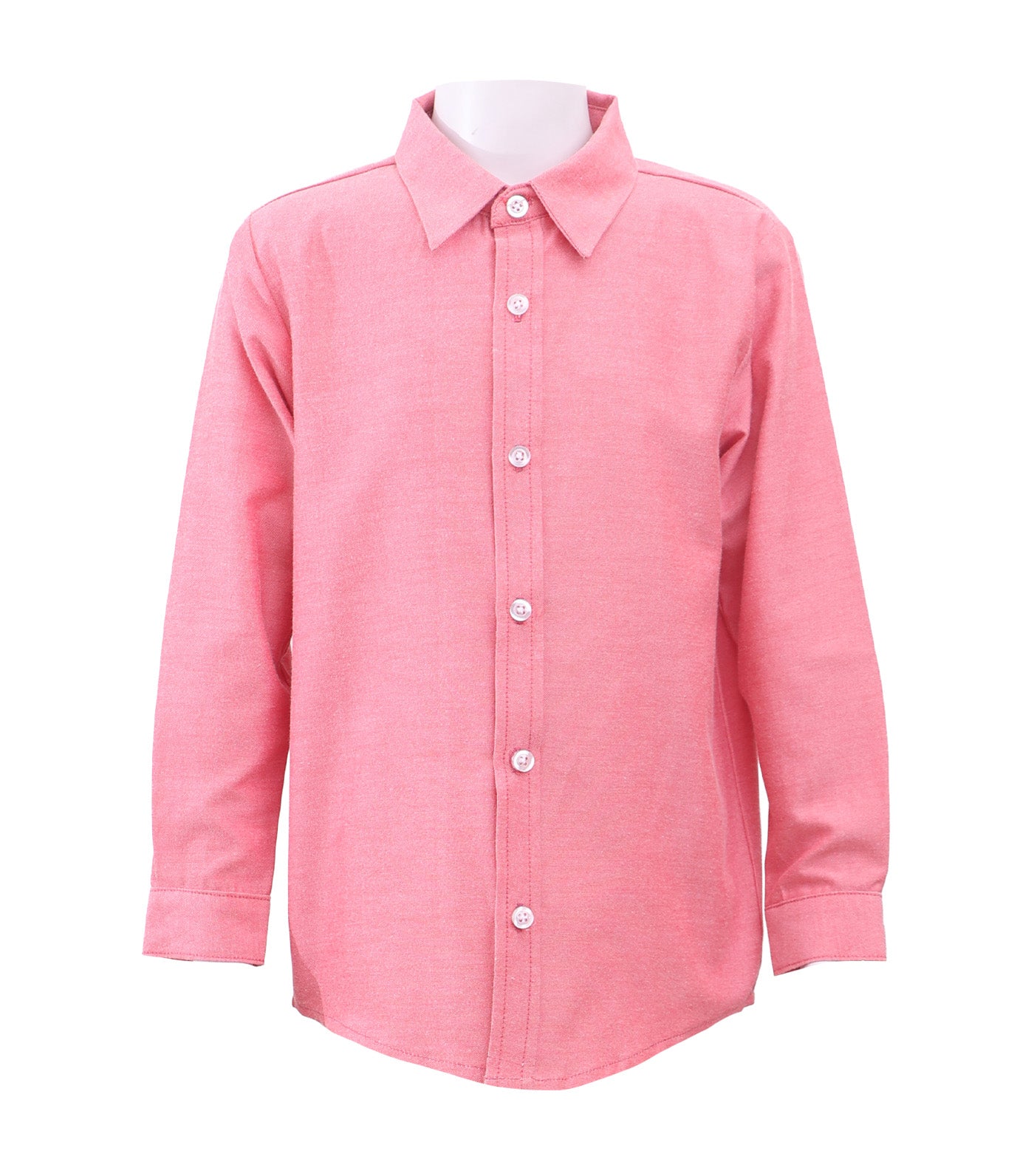 Austin Basic Button Up Shirt Red