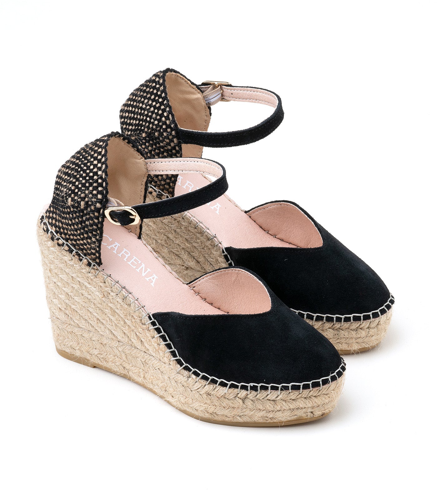 Alba6 Wedge Espadrilles Black