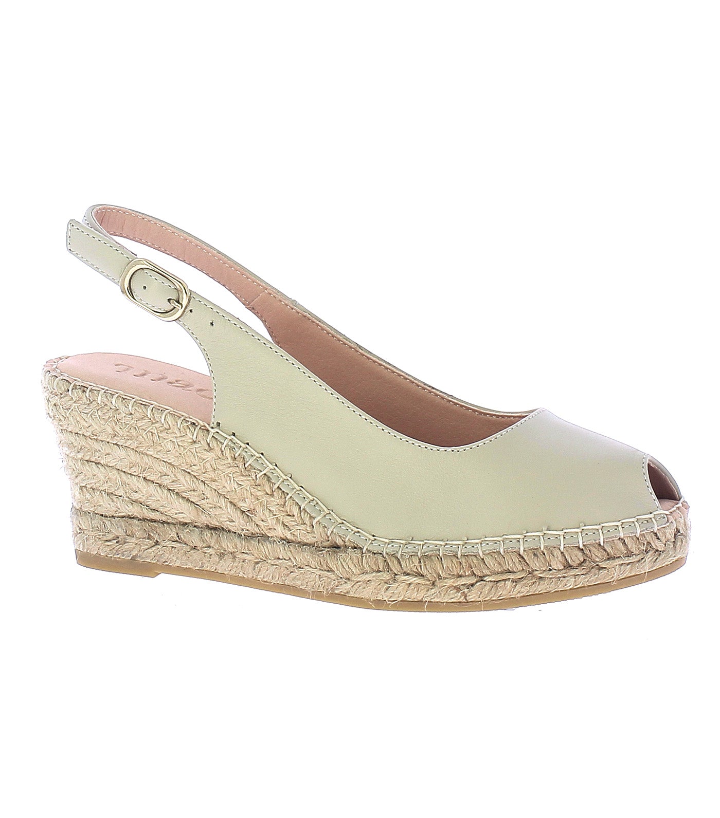 Slingback Wedge Espadrilles Tan