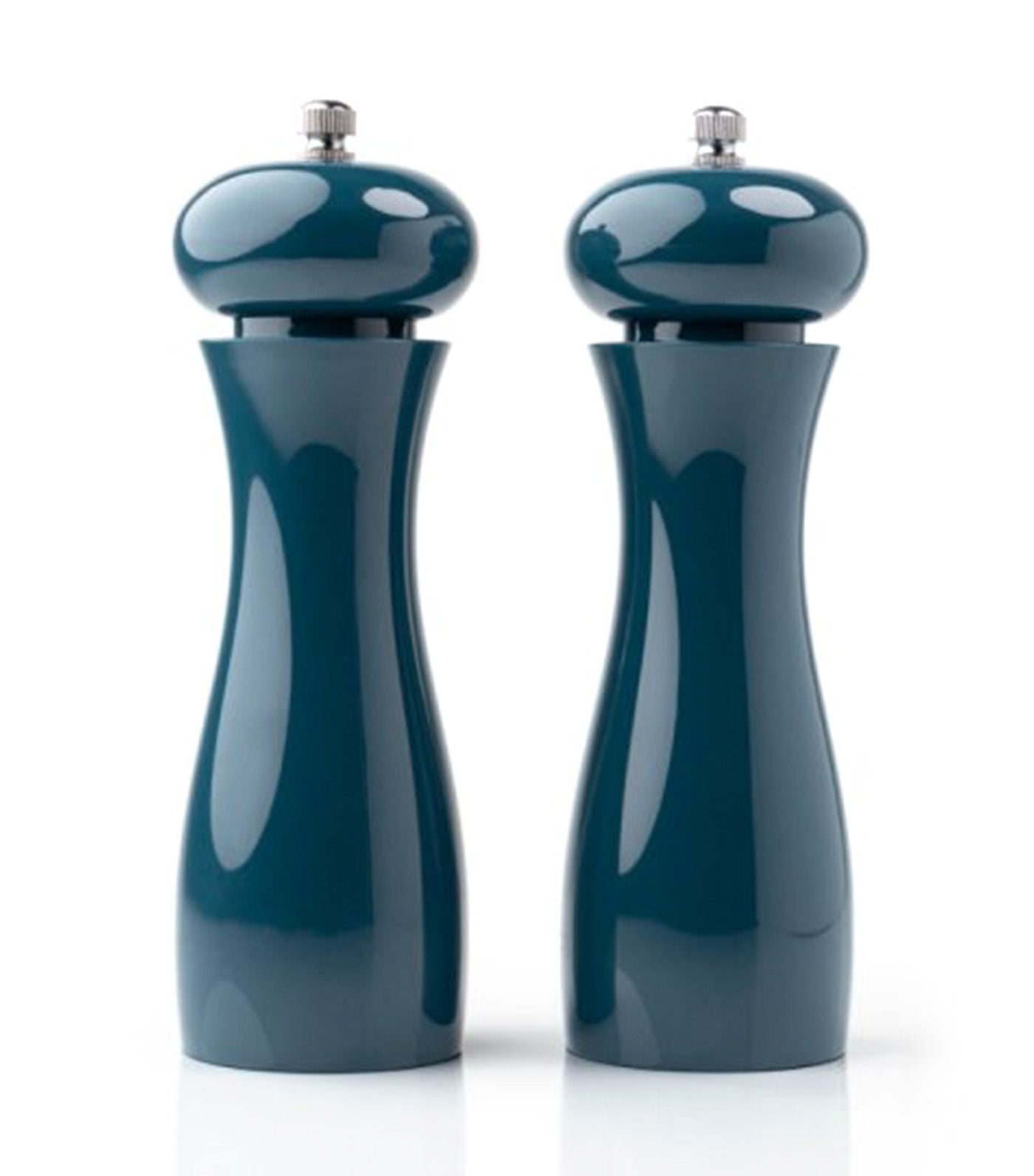 2-Piece Salt & Pepper Mill Set Peacock Blue