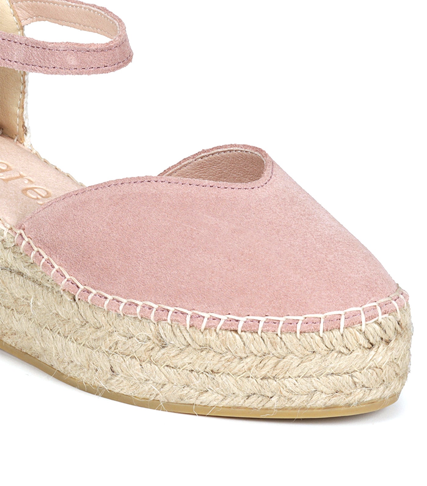 Java 22 Platform Wedge Espadrilles Blush