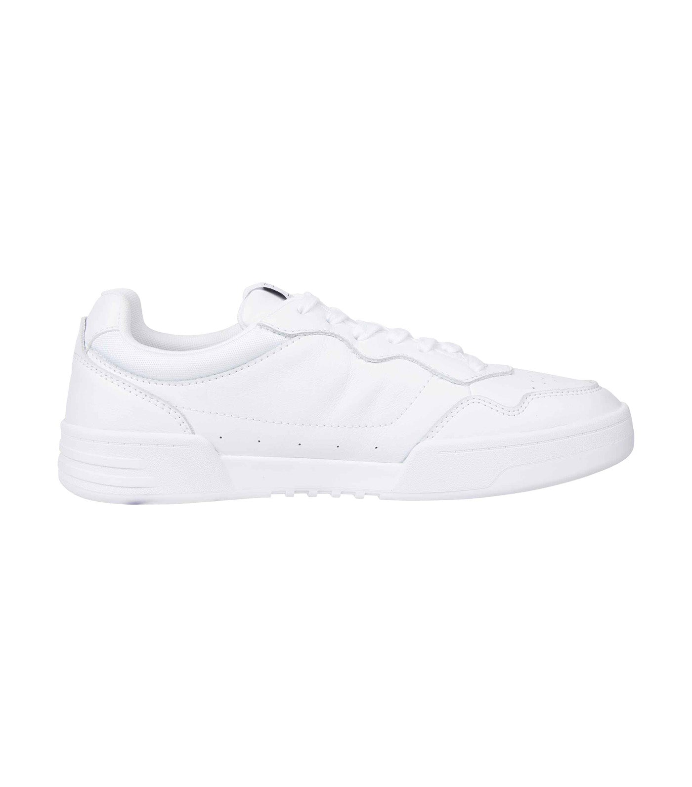 Men's Cupsole Leather Essential Sneakers White