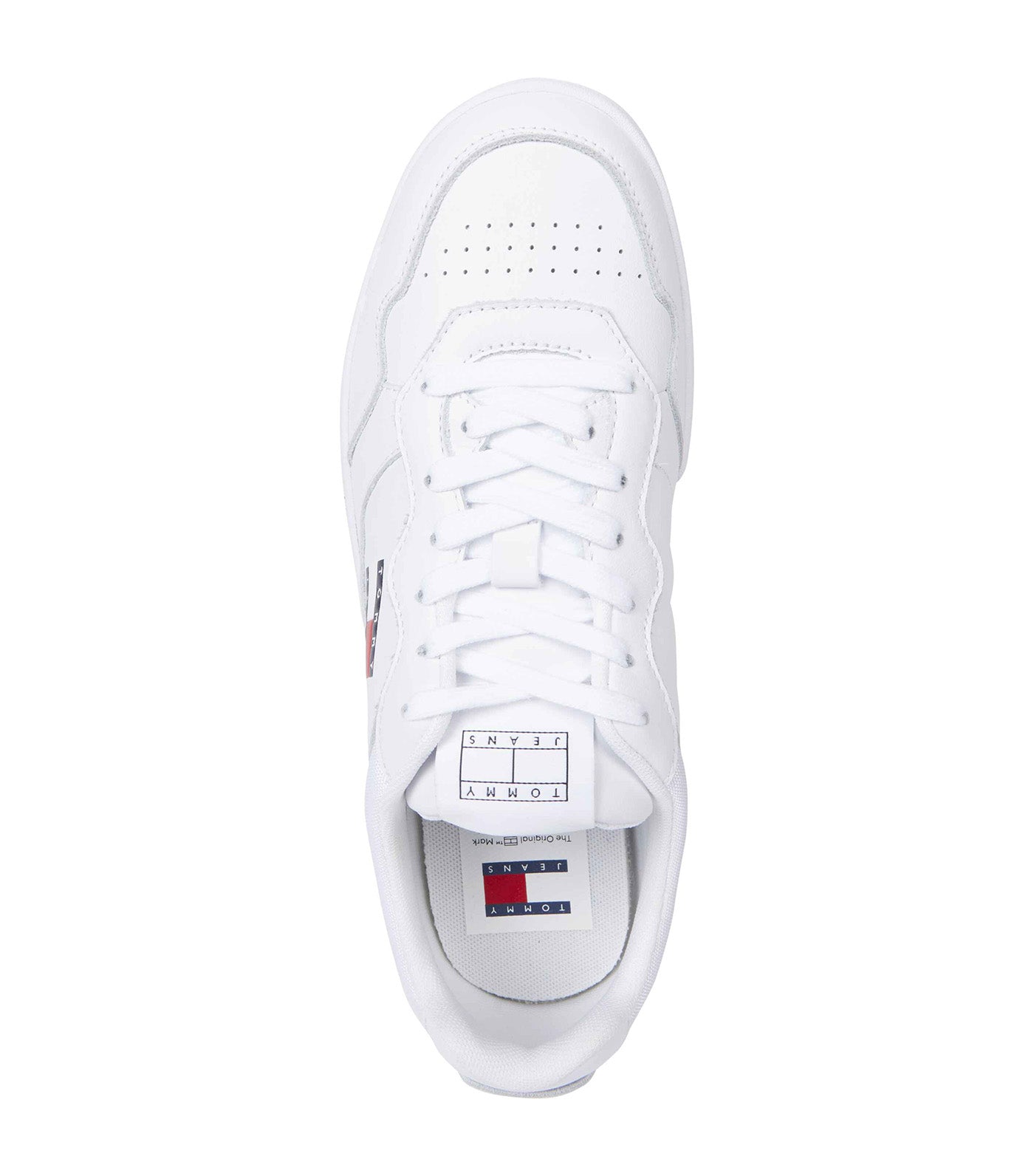 Men's Cupsole Leather Essential Sneakers White