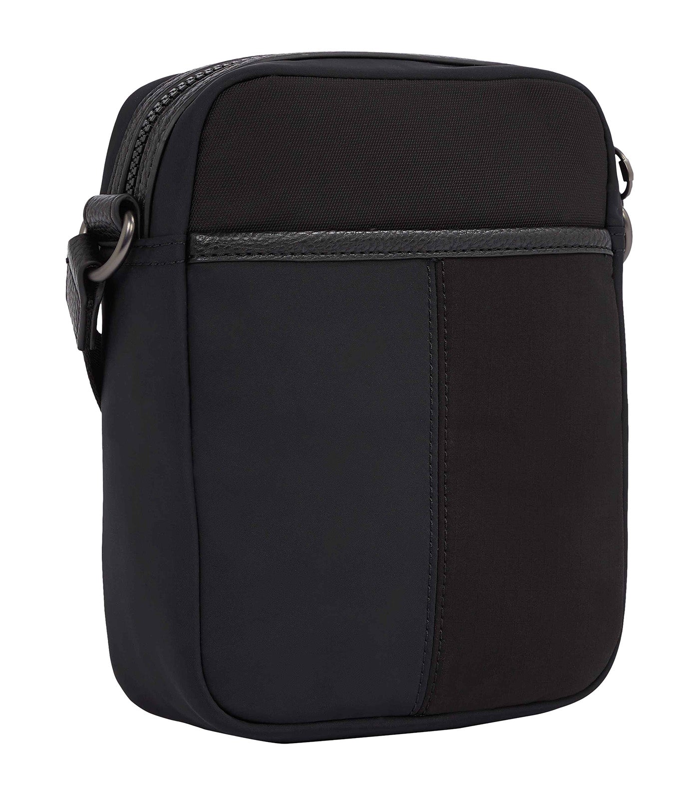 Men's Blocked Mini Reporter Bag Black