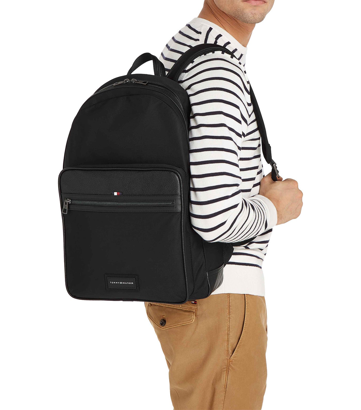 Men's Casual Backpack Bag Black