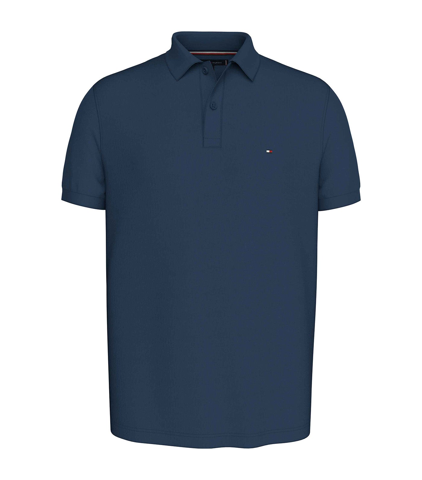 Men's Textured Regular Polo Deep Indigo