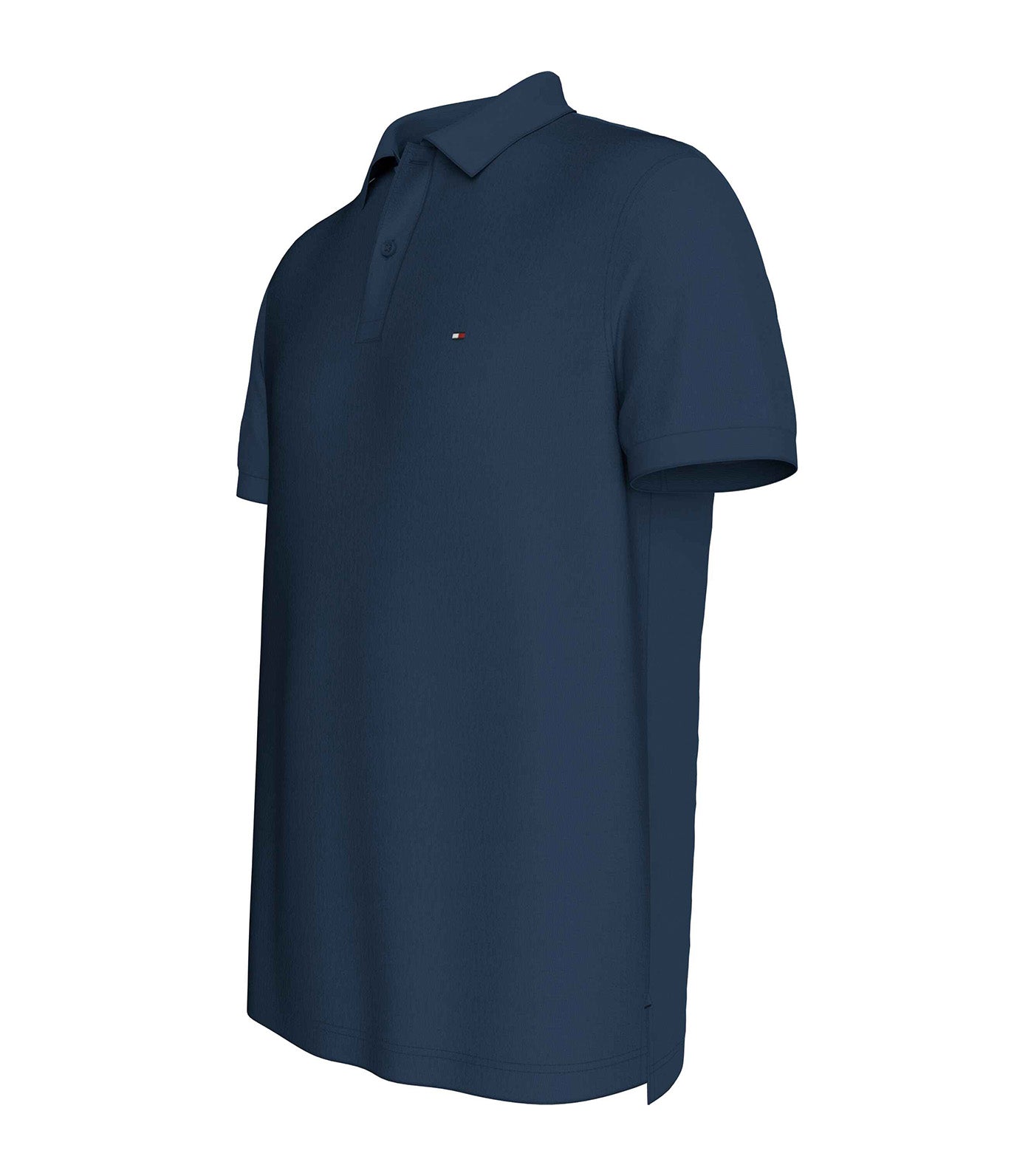 Men's Textured Regular Polo Deep Indigo