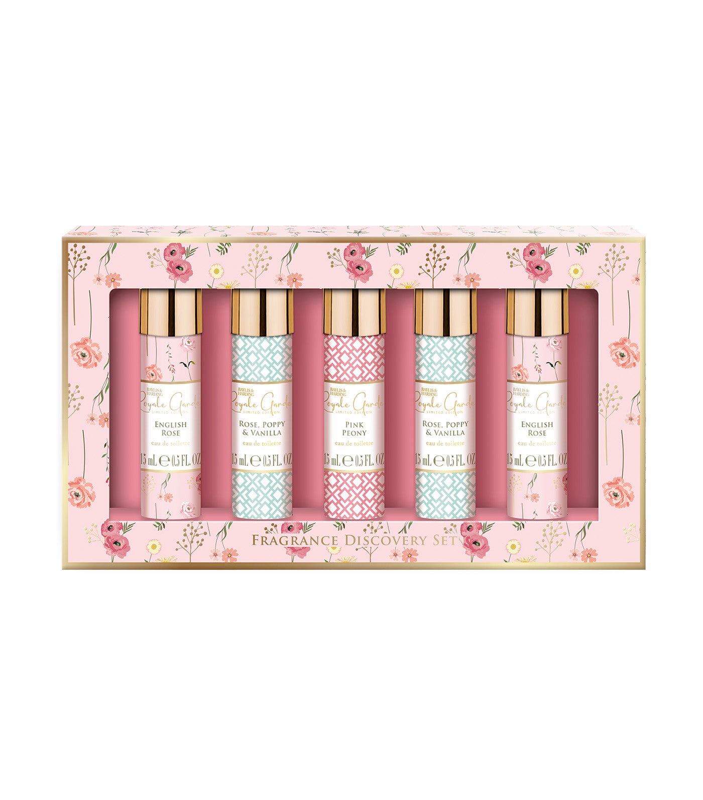 Royale Garden Rose, Poppy and Vanilla Fragrance Discovery Gift Set