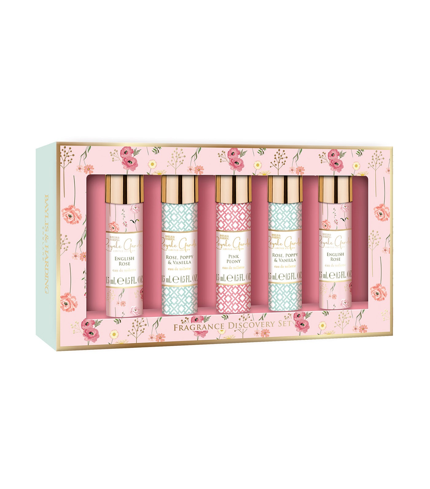 Royale Garden Rose, Poppy and Vanilla Fragrance Discovery Gift Set