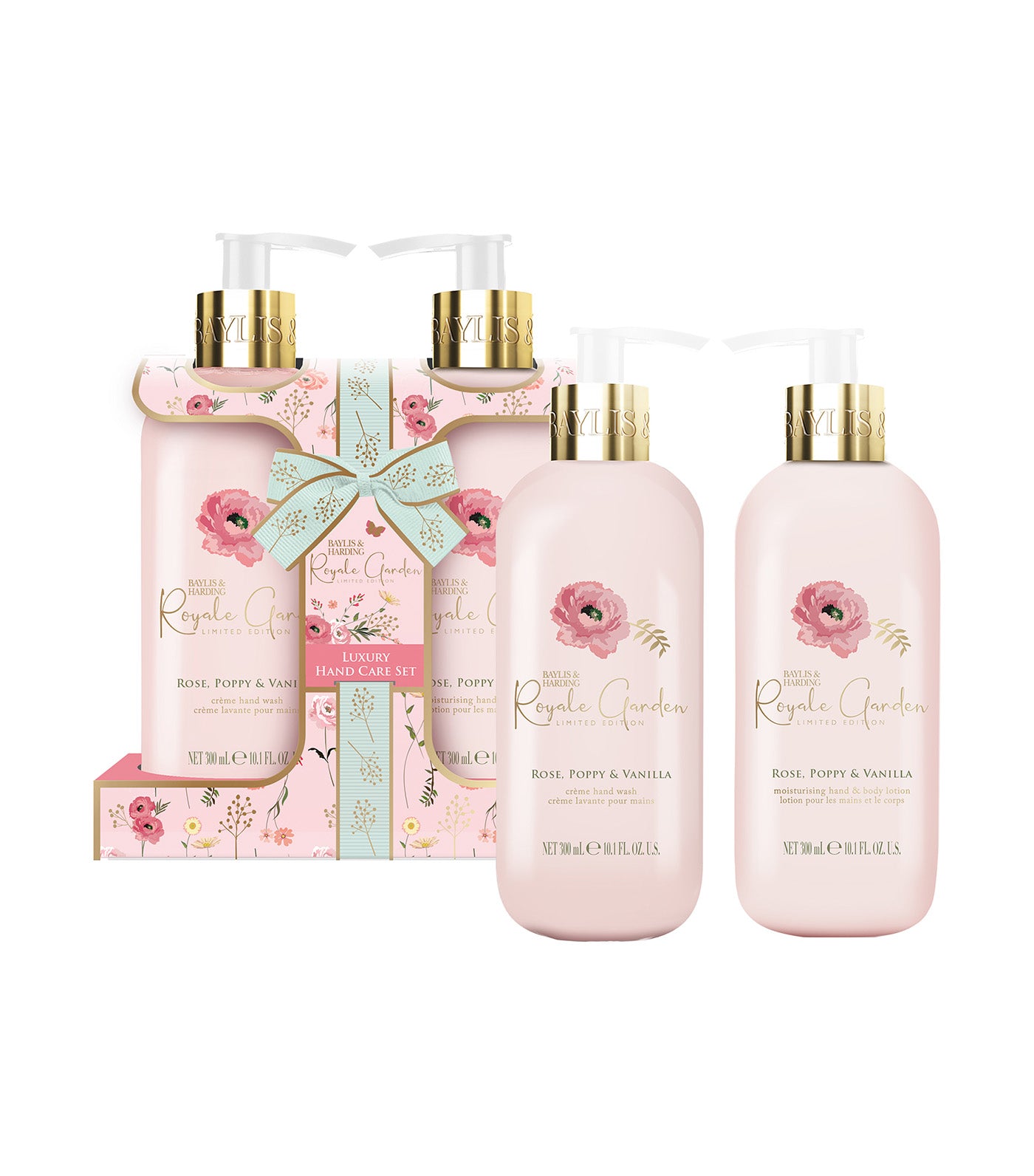 Royale Garden Rose, Poppy & Vanilla Luxury Hand Care Gift Set