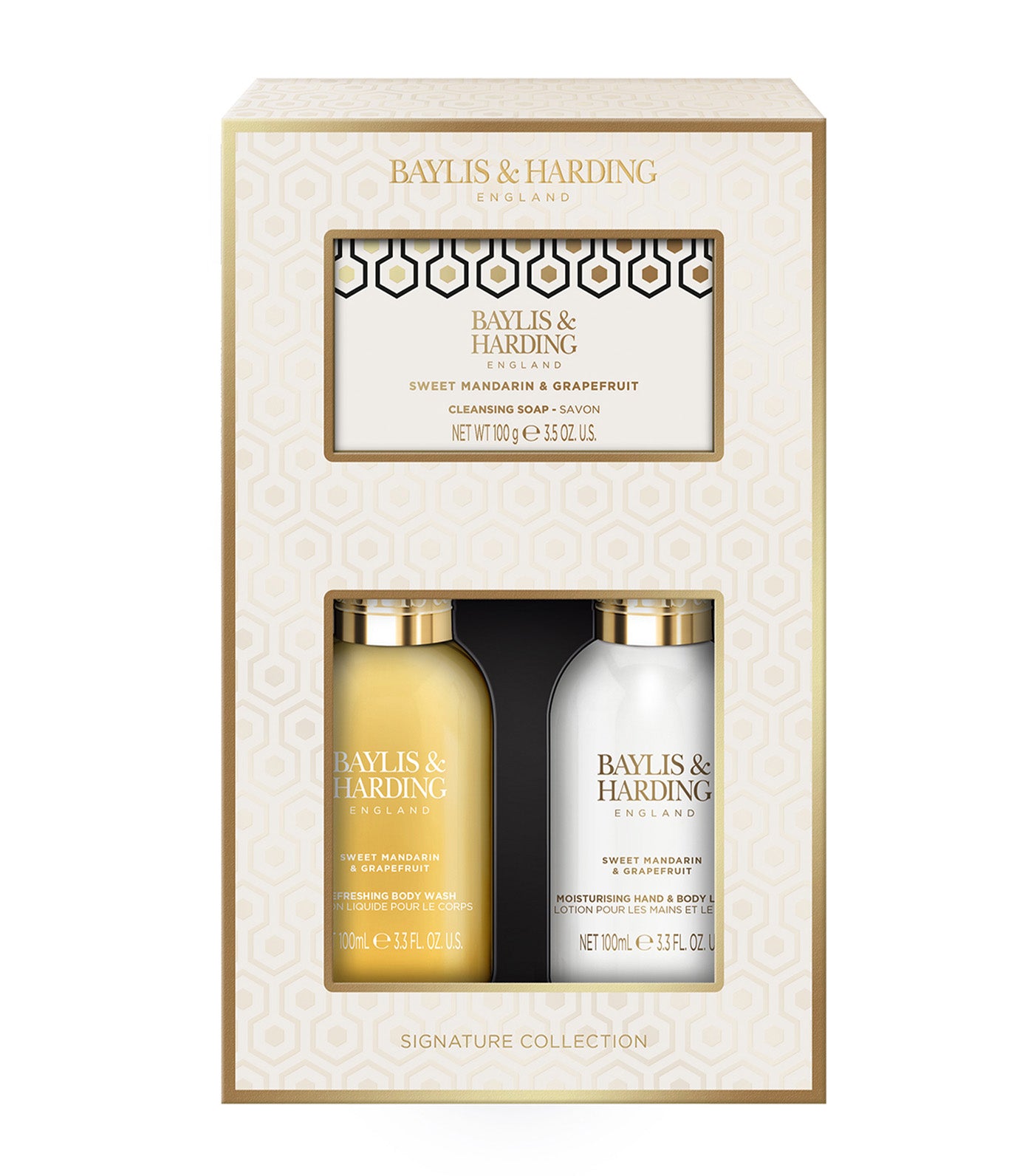 Sweet Mandarin and Grapefruit Luxury Mini Indulgent Shower Gift Set