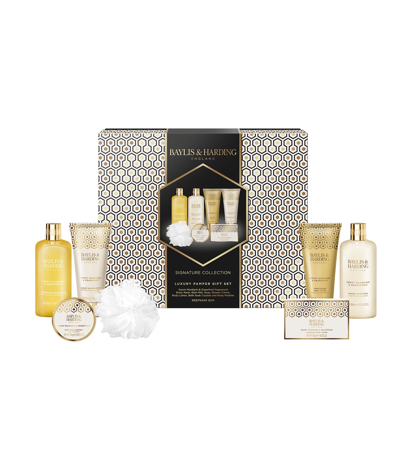 Sweet Mandarin and Grapefruit Luxury Pamper Gift Set