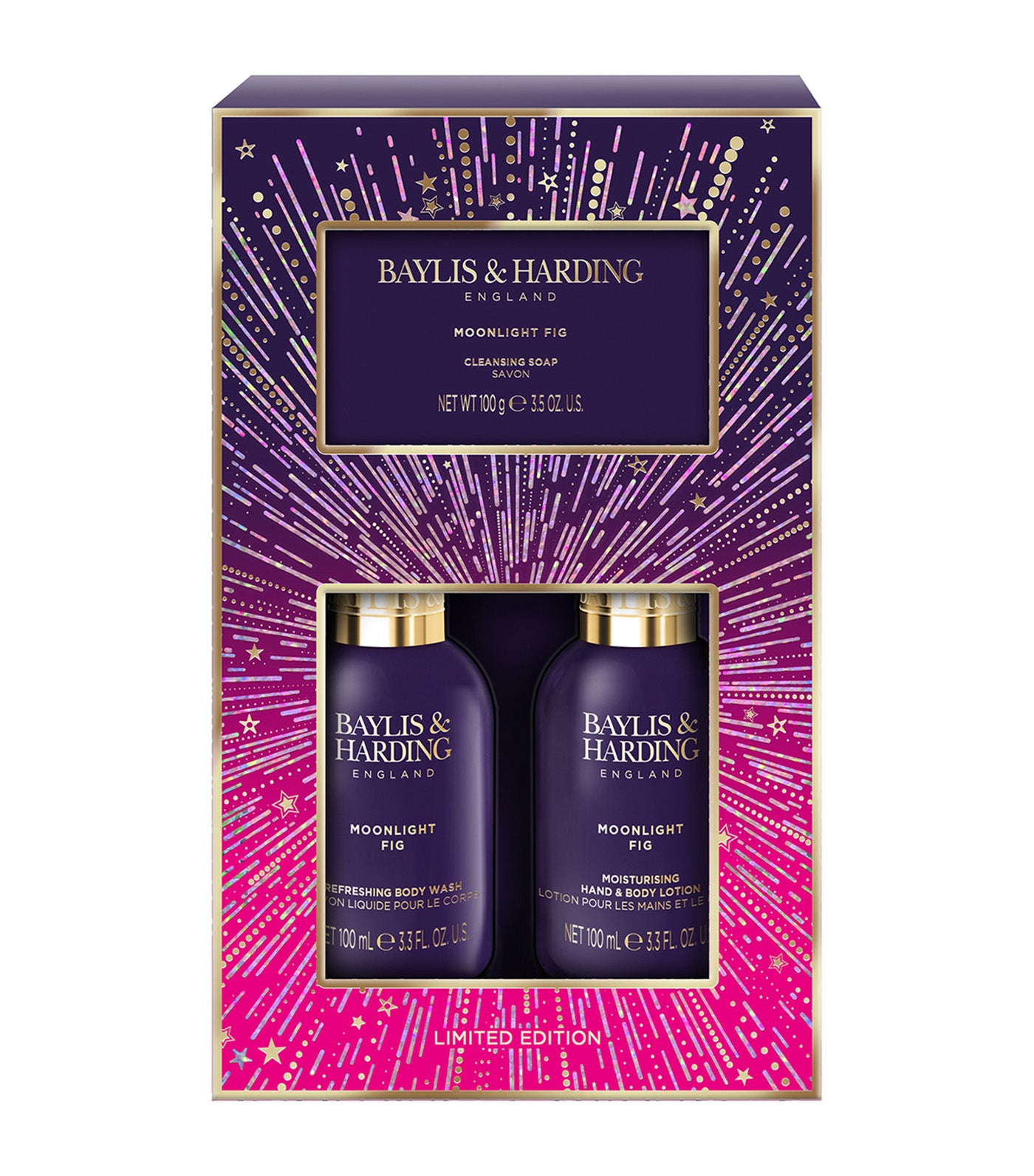 Moonlight Fig Make Me Sparkle Bathing Gift Set