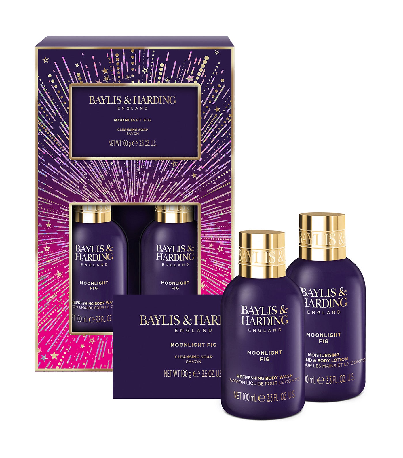 Moonlight Fig Make Me Sparkle Bathing Gift Set