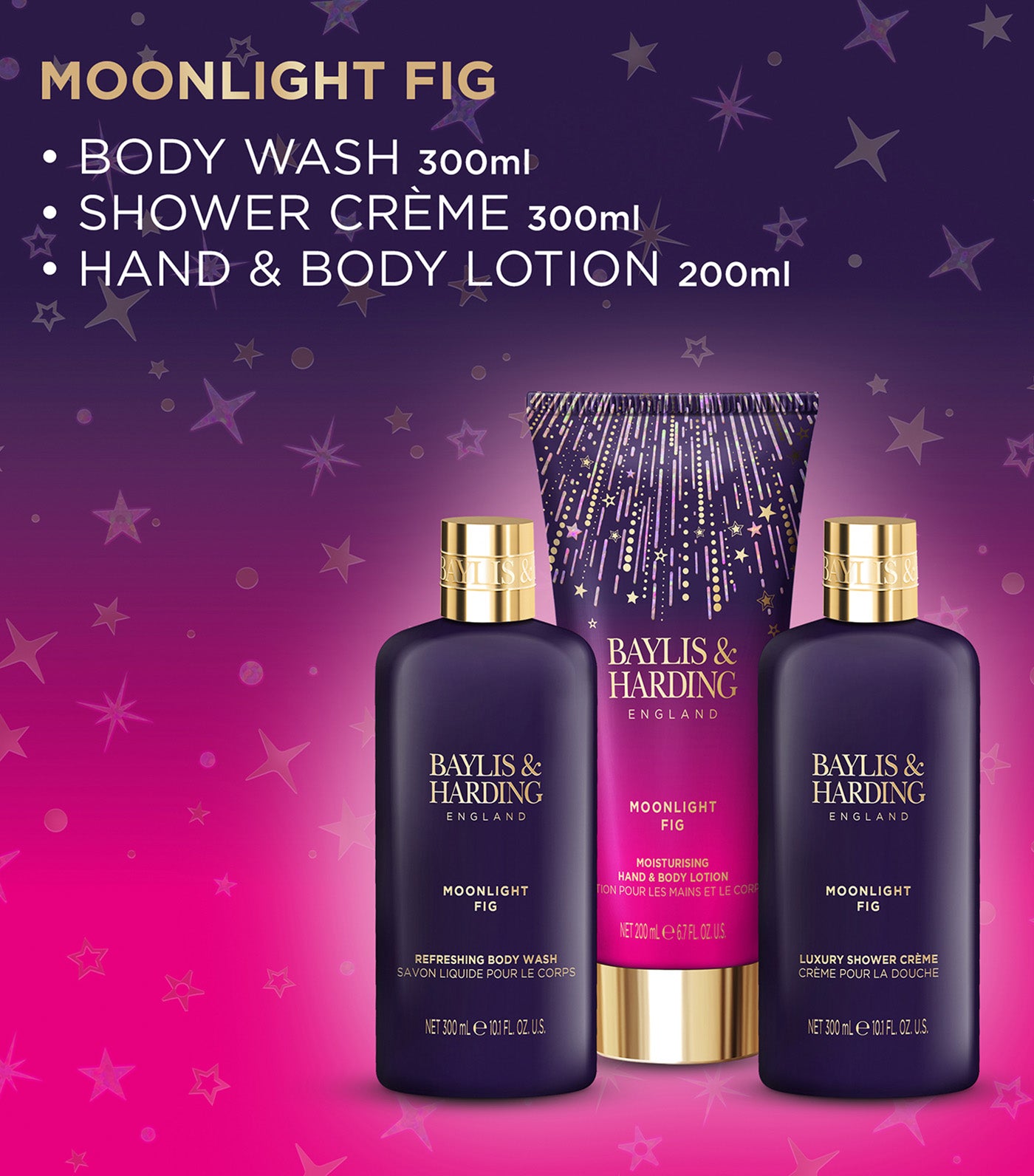 Moonlight Fig Luxury Bathing Essentials Gift Set