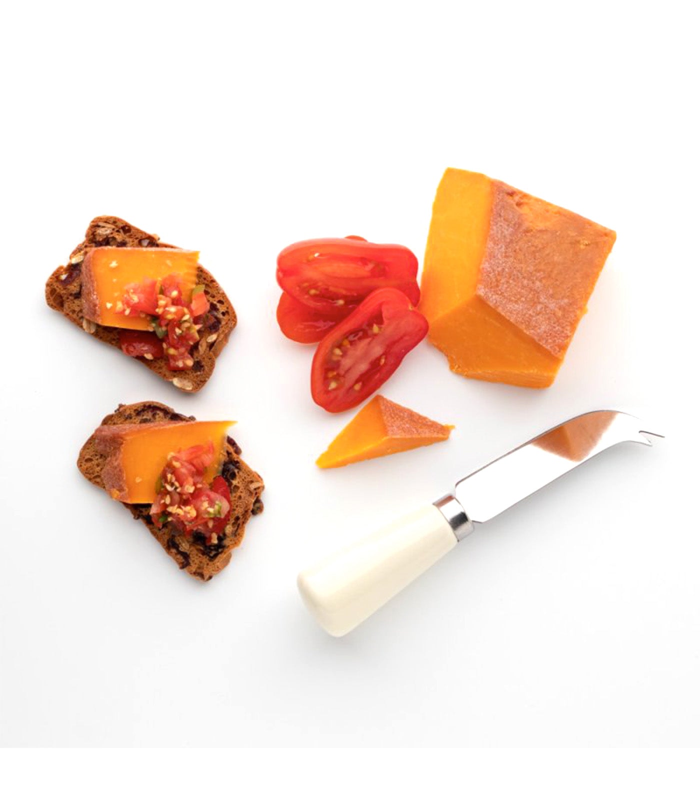 Four Piece Cheese Knife Set Cream