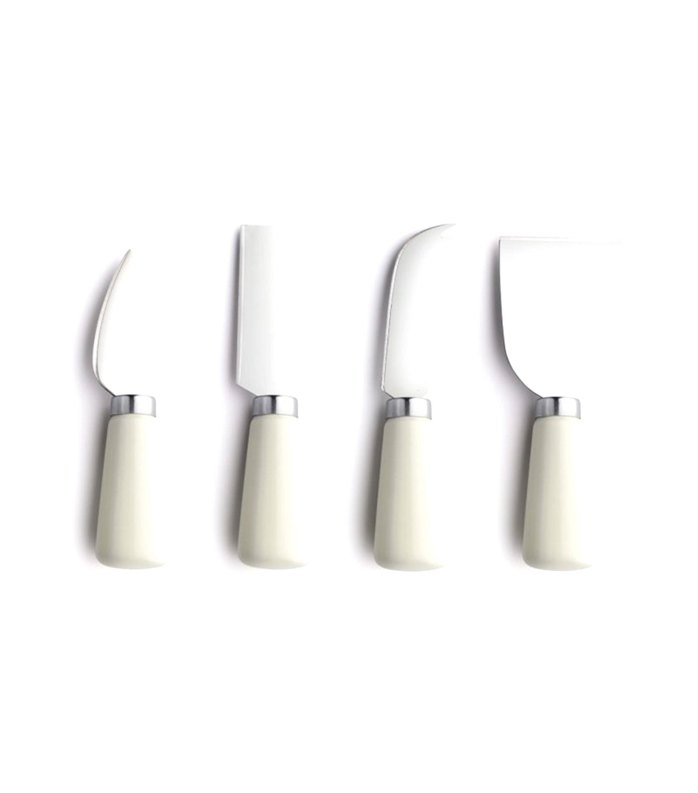 Four Piece Cheese Knife Set Cream