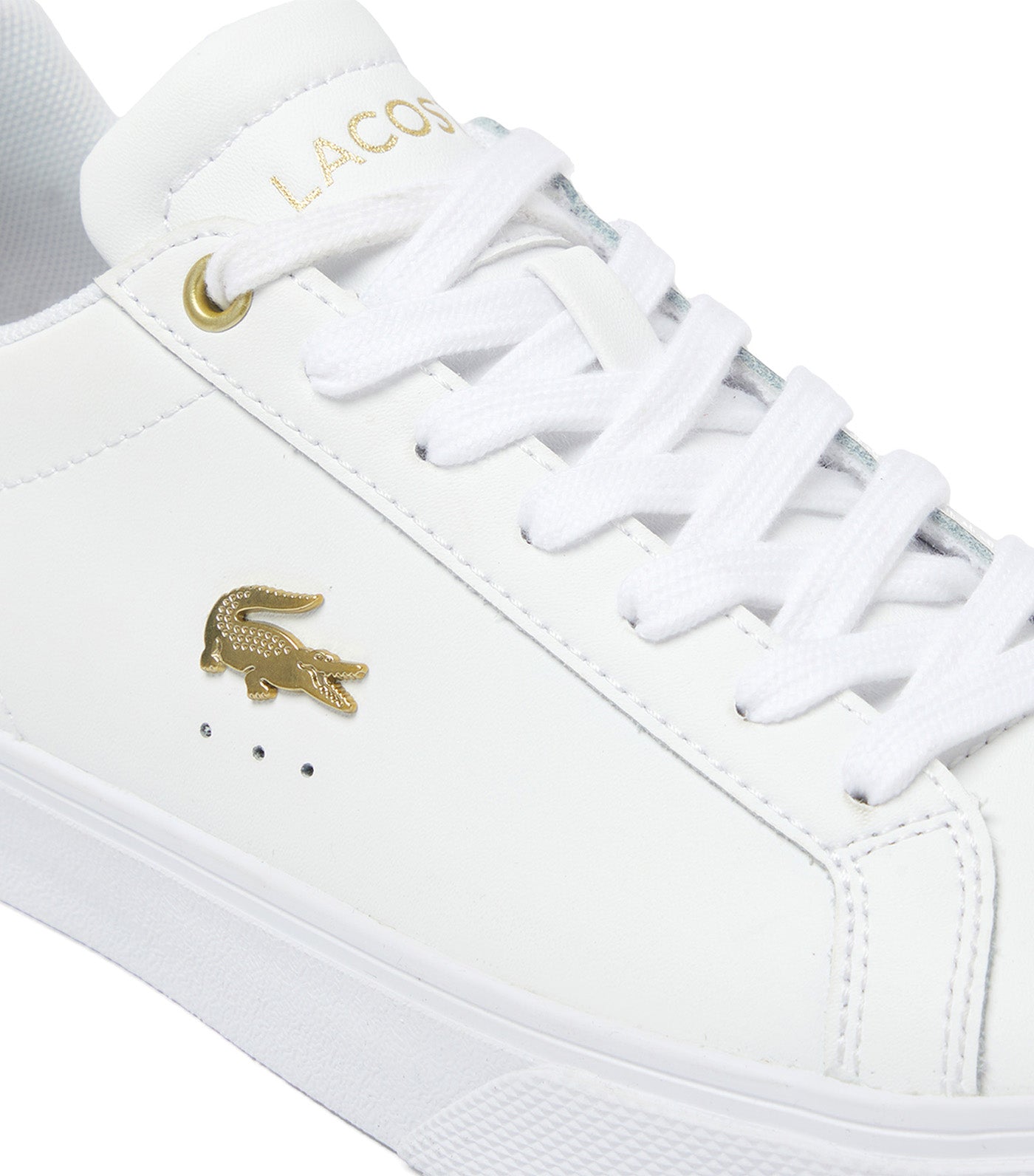 Women's LEROND Pro Trainers White/Gold