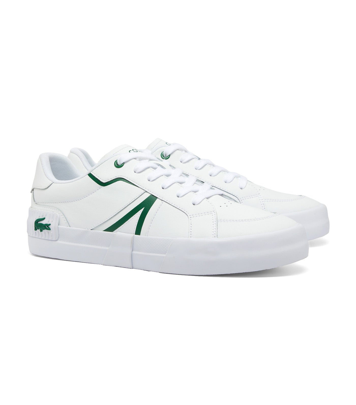 Men's L004 Trainers White/Green