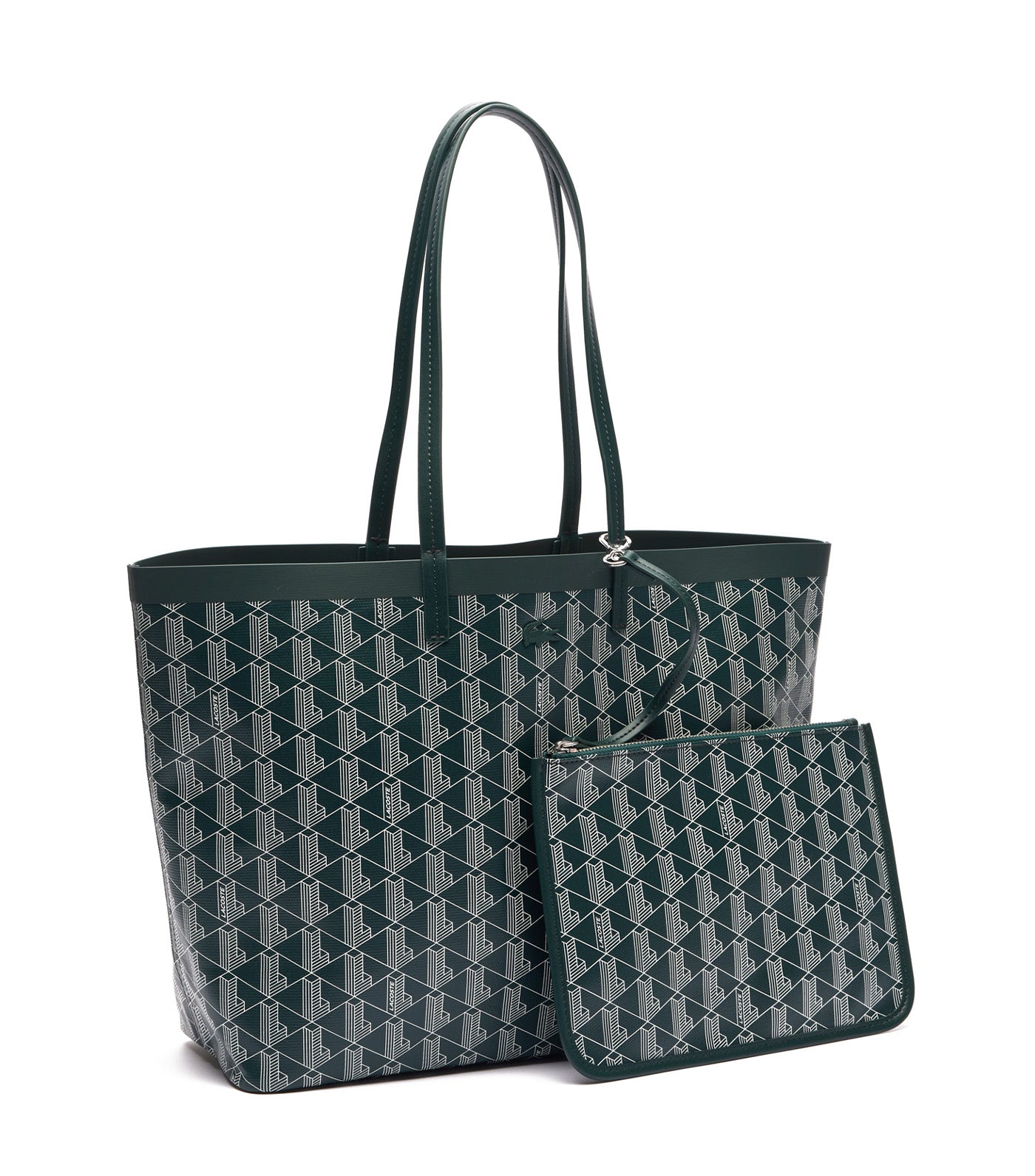 Zely Tote with Removable Pouch Mono Sinople Farine