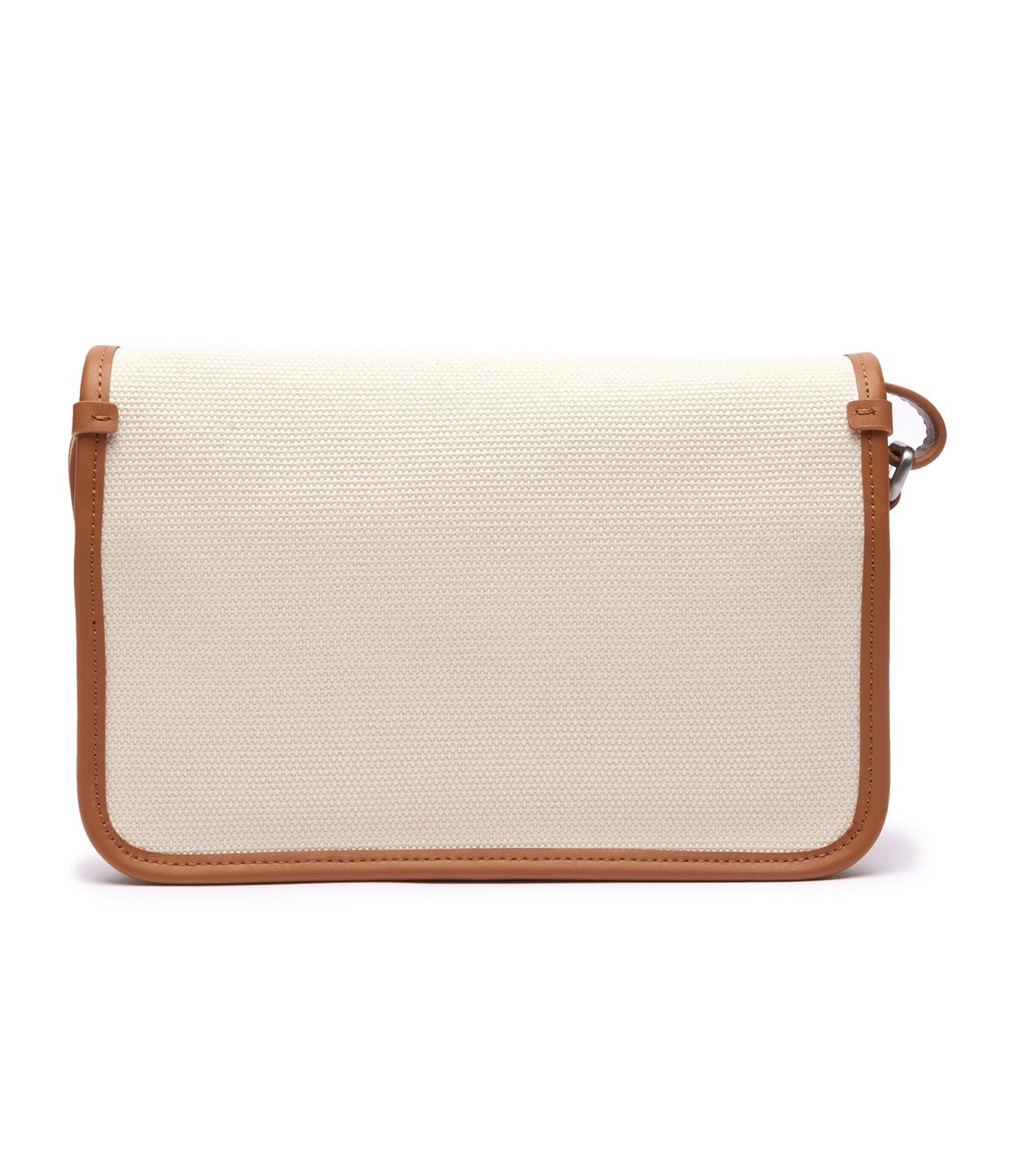 Heritage Canvas Flap Close Cotton Shoulder Bag Natural Tan