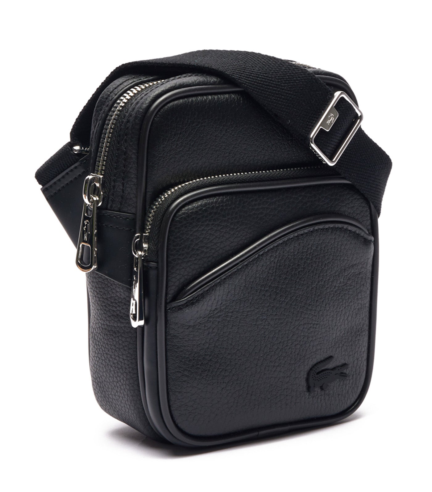 Small Angy Grain Shoulder Bag Noir