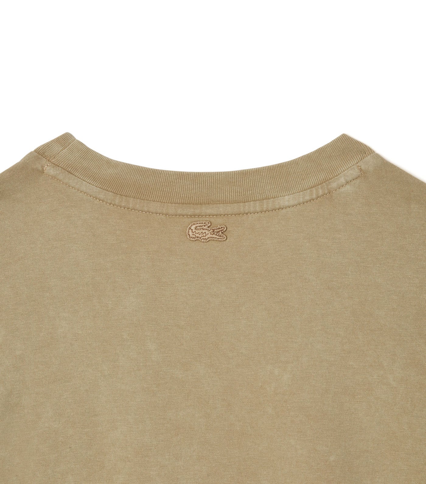 Oversized Wash Effect Badge T-Shirt Viennese