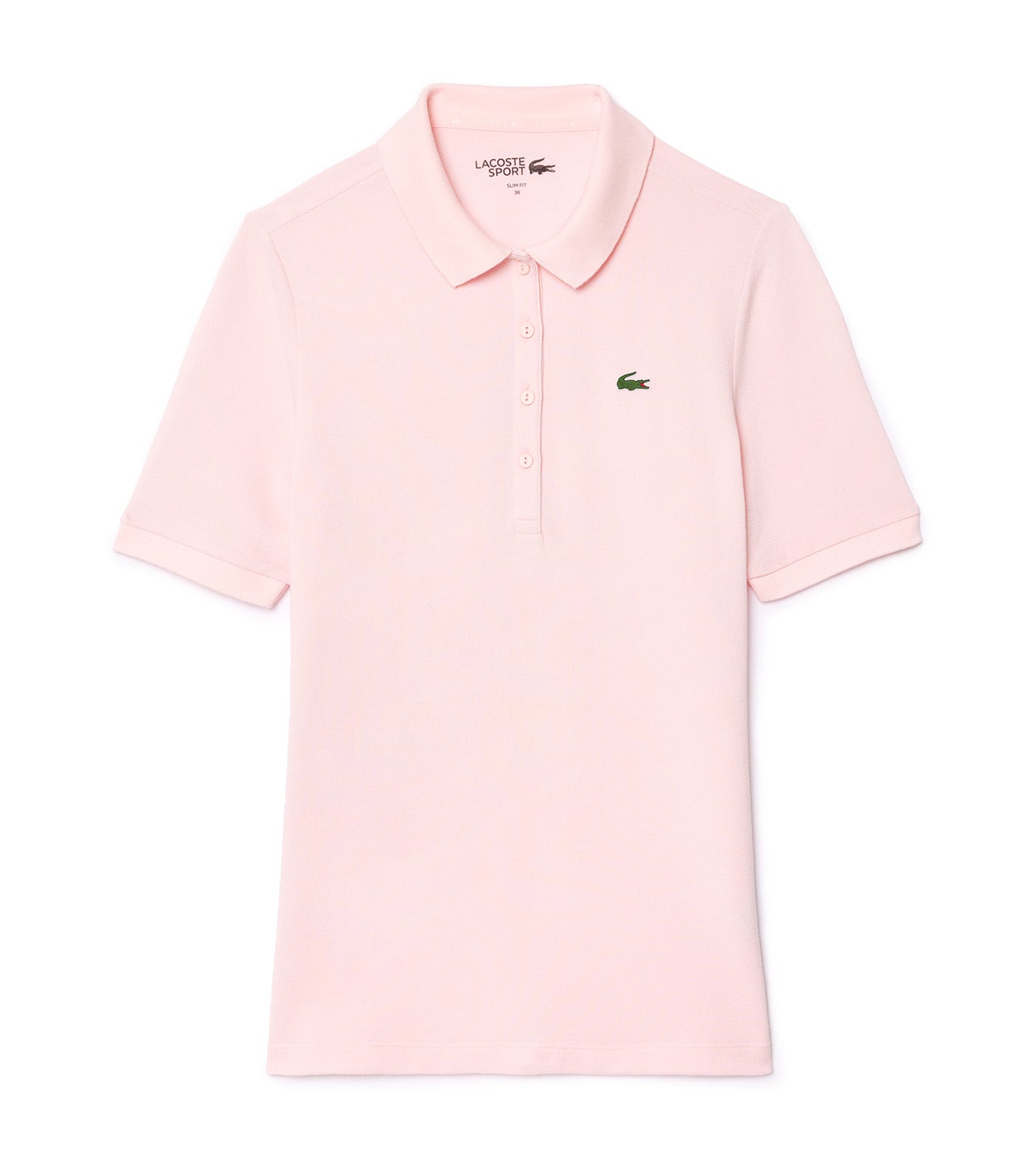 Women's Slim Fit Organic Cotton Golf Polo Shirt Flamingo/Flamingo