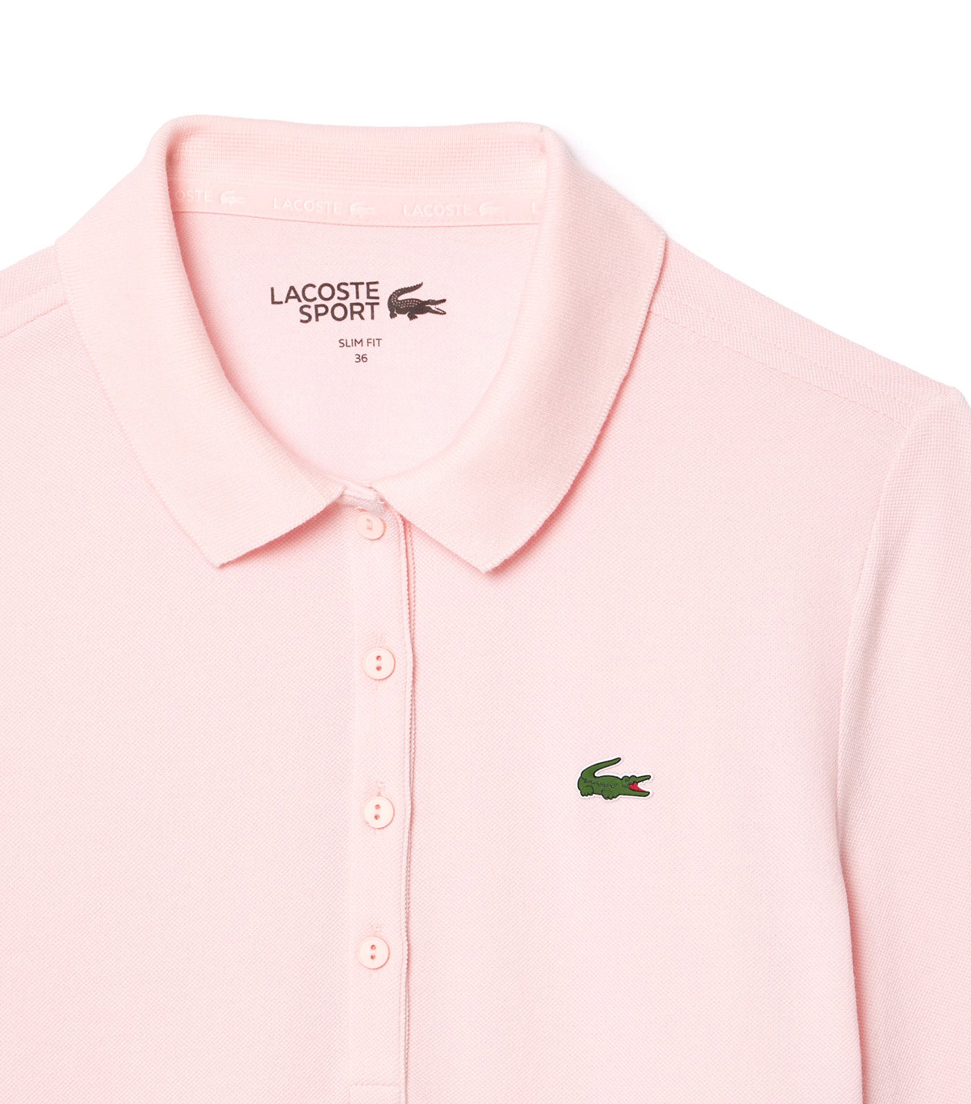 Women's Slim Fit Organic Cotton Golf Polo Shirt Flamingo/Flamingo