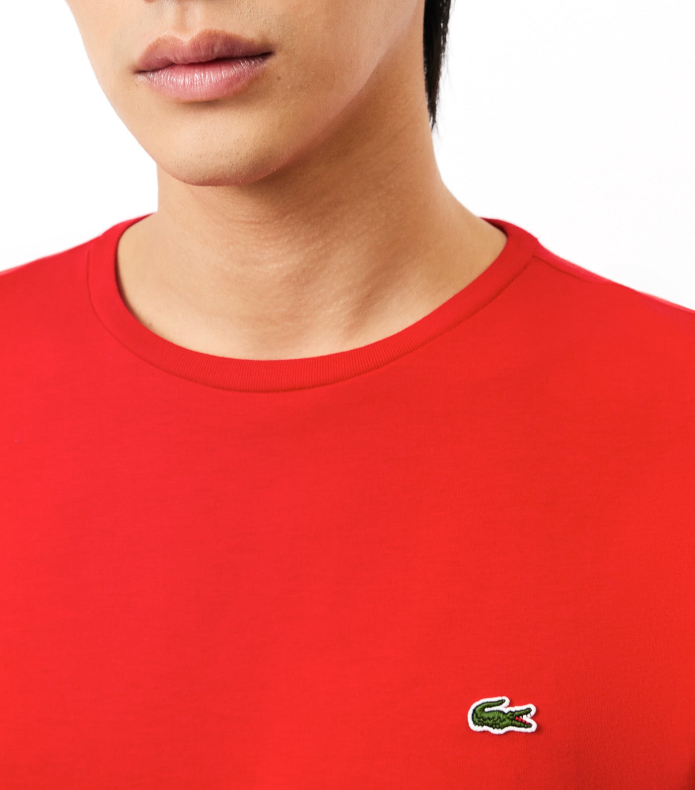 Regular Fit Pima Cotton Jersey T-Shirt Red