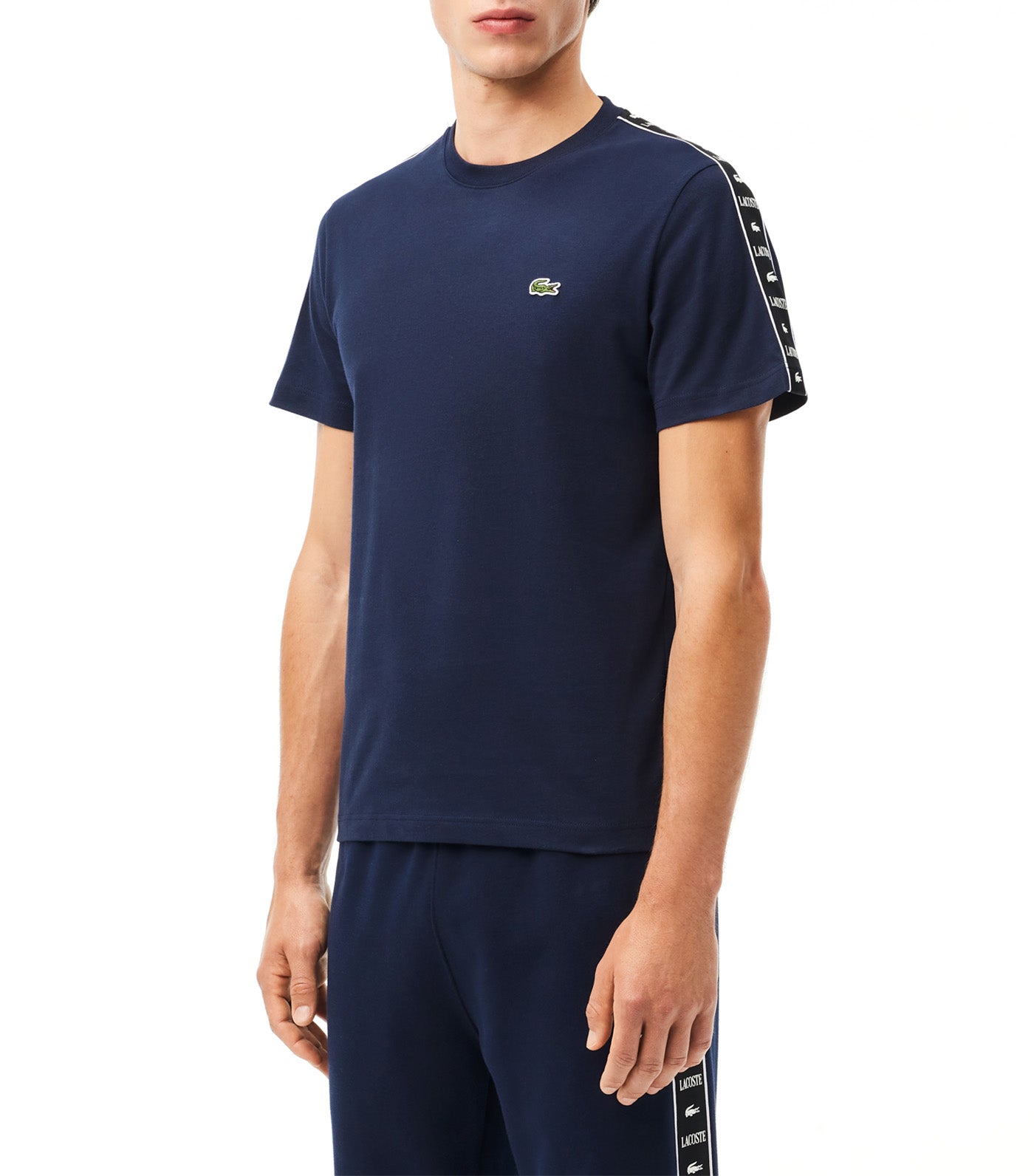 Regular Fit Cotton Jersey T-Shirt Navy Blue