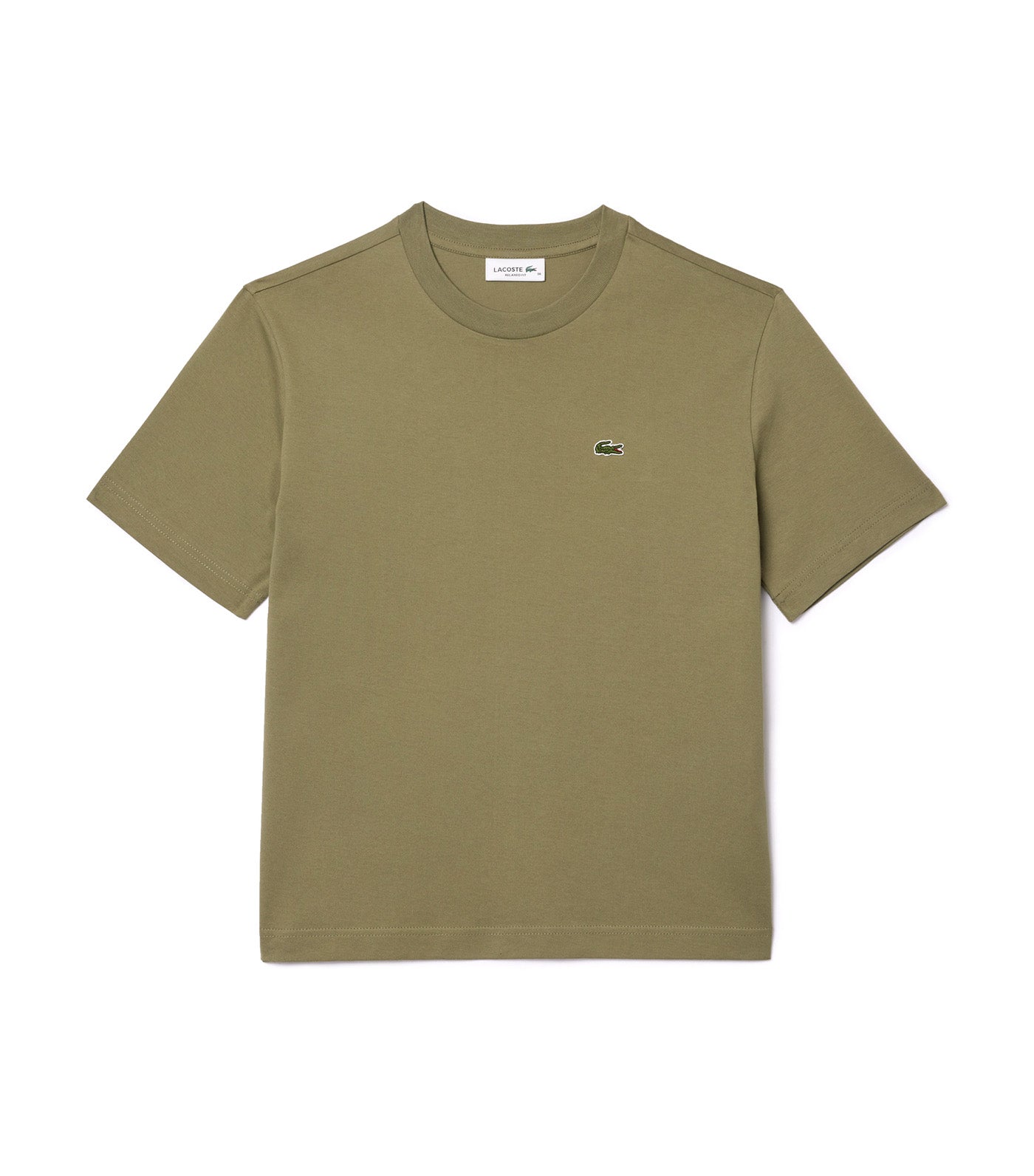 Relaxed Fit Lightweight Cotton Pima Jersey T-Shirt Khaki