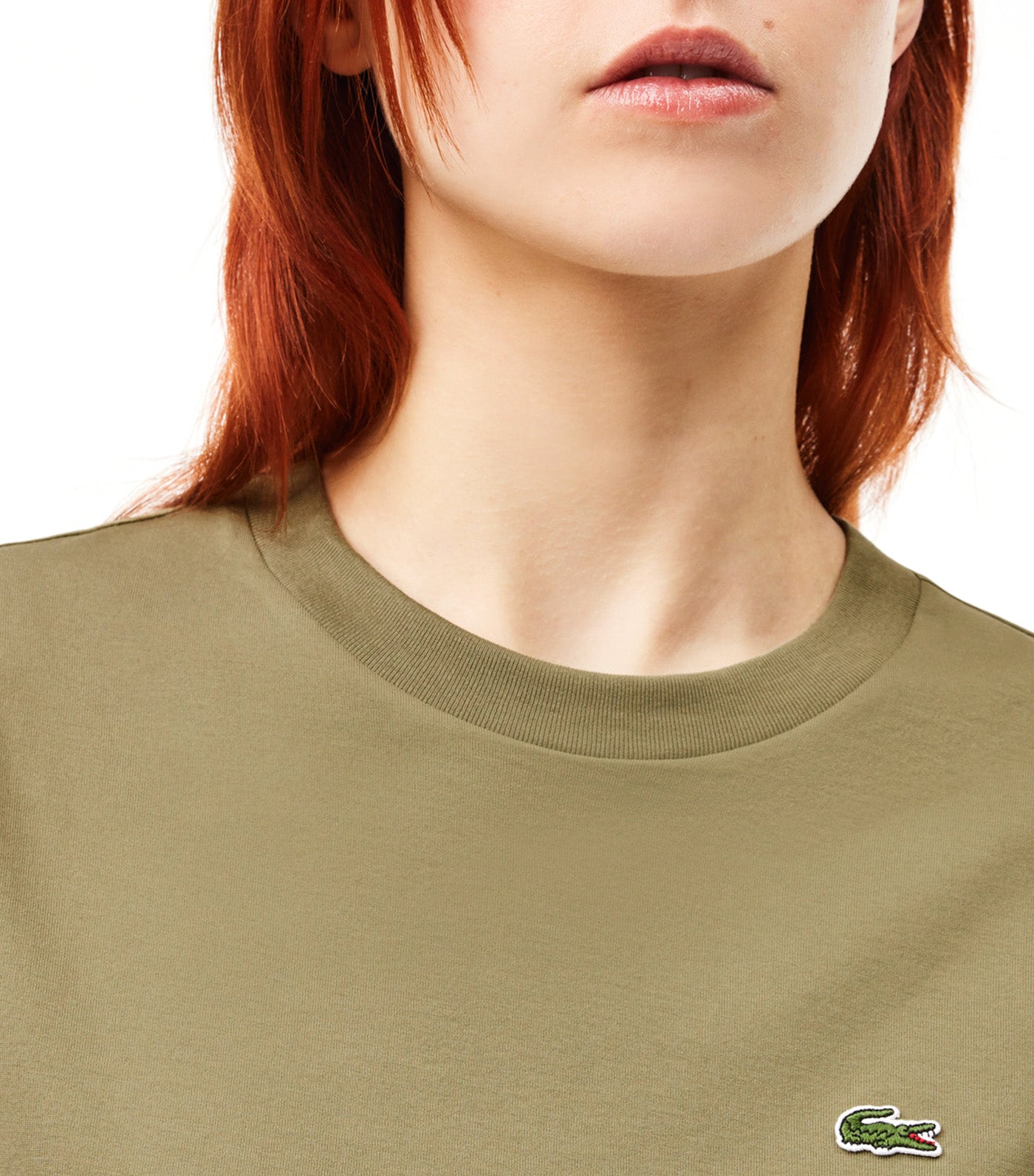 Lacoste khaki t shirt best sale