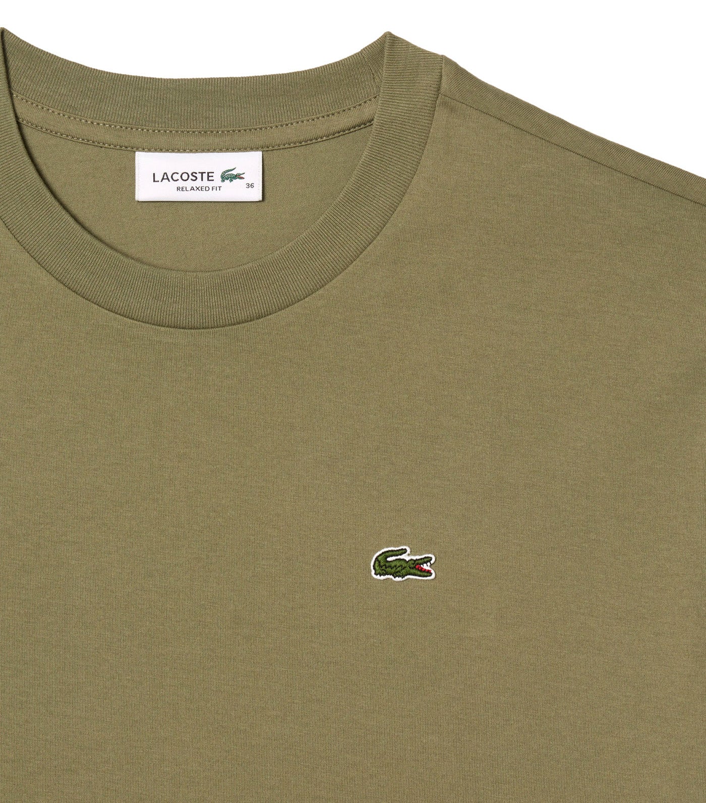 Relaxed Fit Lightweight Cotton Pima Jersey T-Shirt Khaki