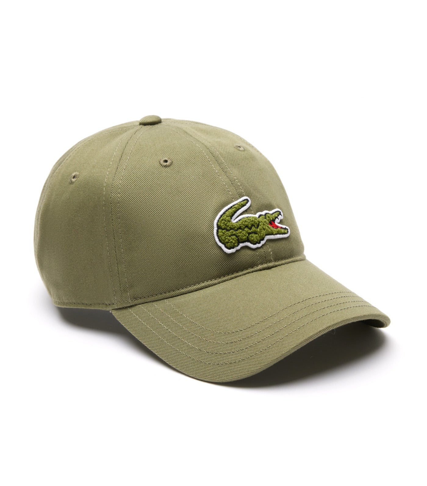 Crocodile Badge Twill Cap Khaki