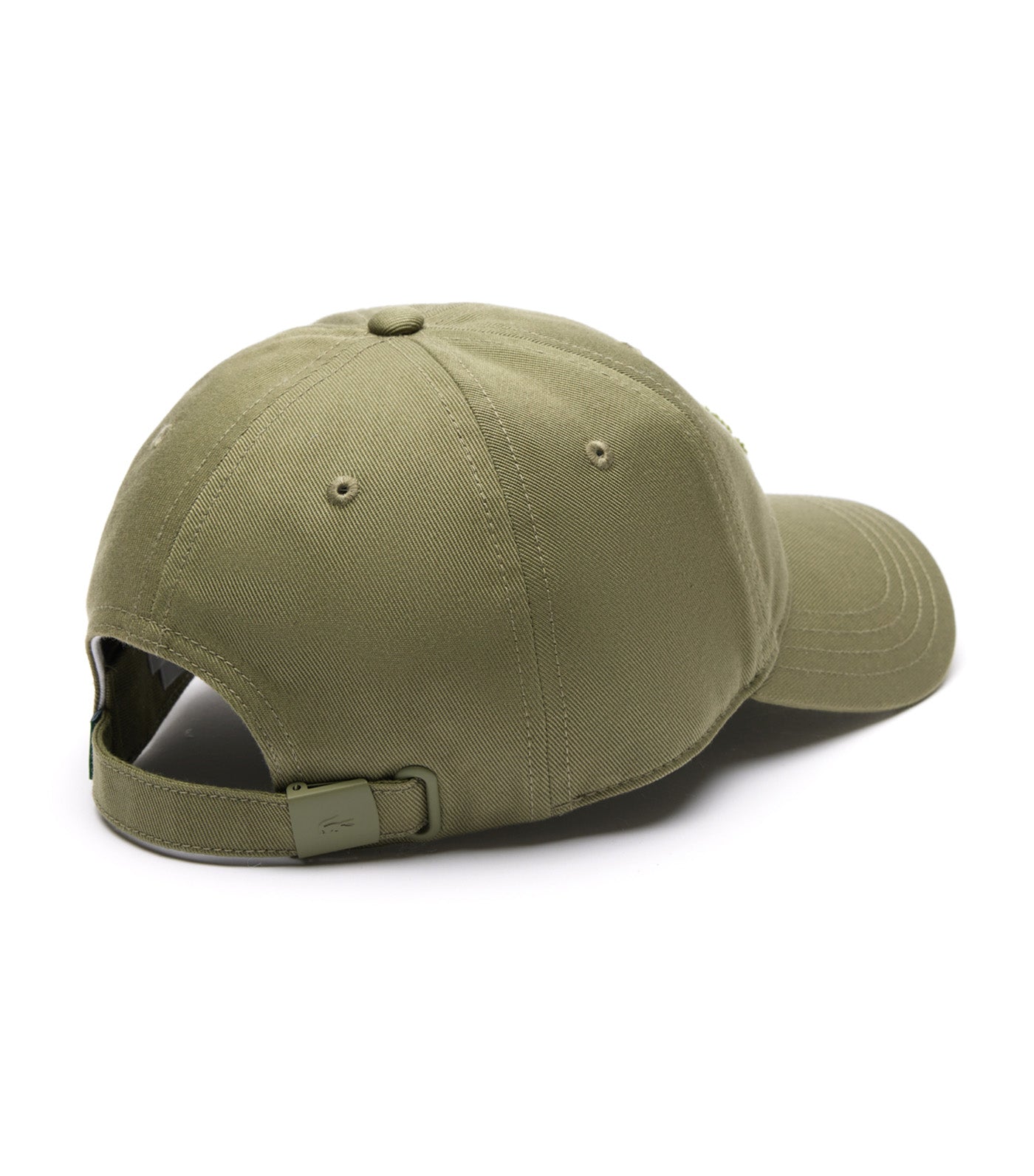 Crocodile Badge Twill Cap Khaki