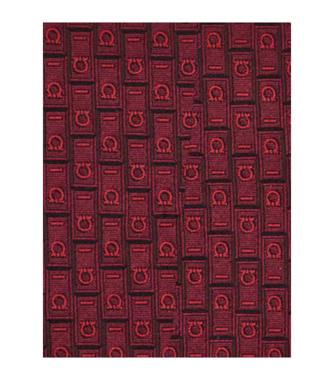 Cravate Jacquard Tie 100% Silk Red