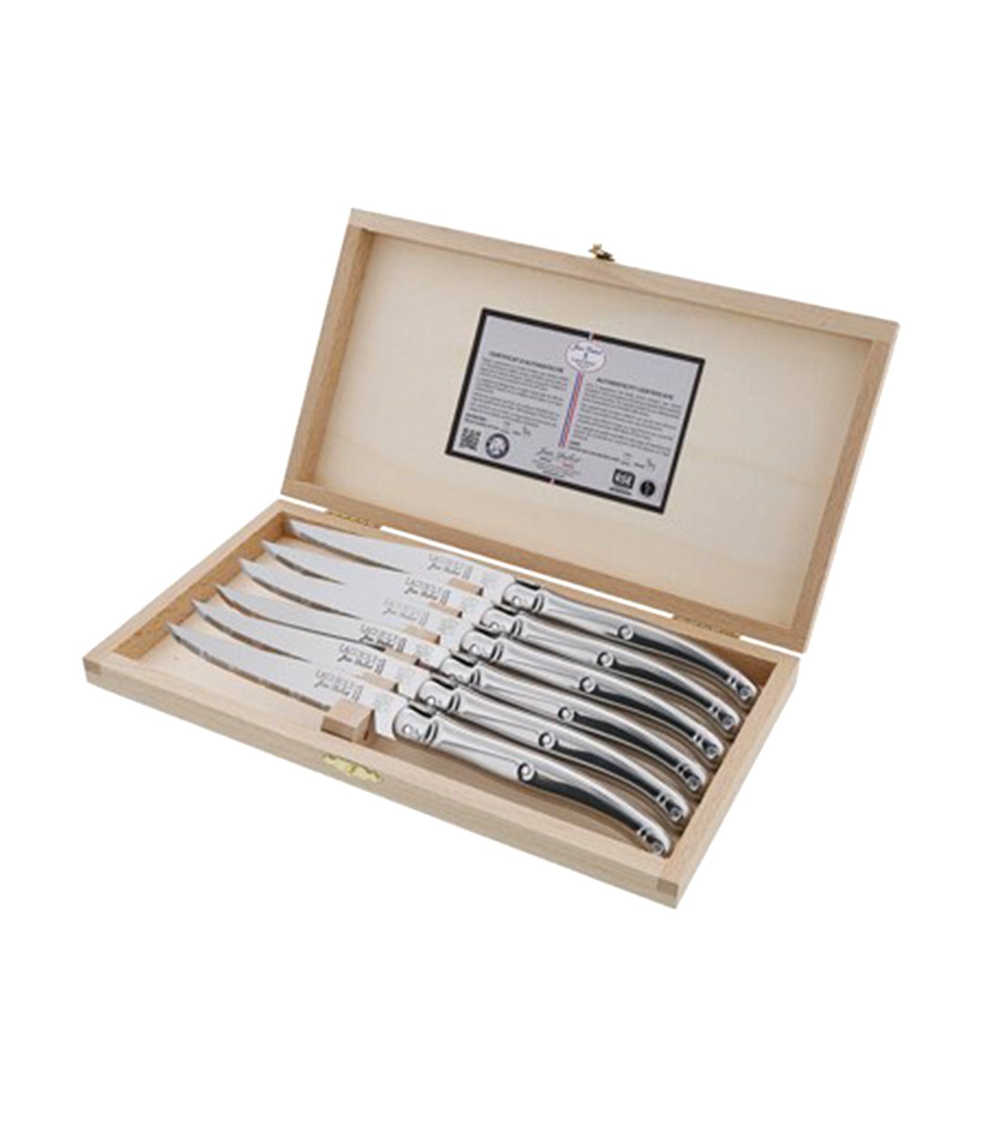 6-Pieces Laguiole Knives Set S/6 1.2mm