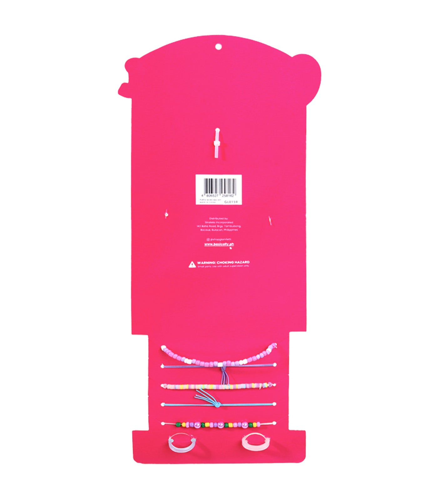 Microbag Keychain with Hair Accessories Set